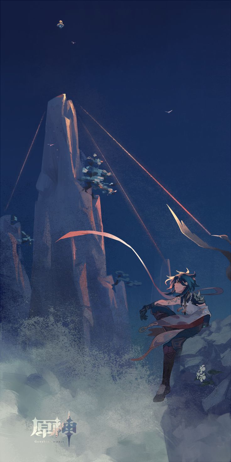 Adventures of XIAO [Genshin Impact] and Video Games. Impact, Anime scenery, Wallpaper