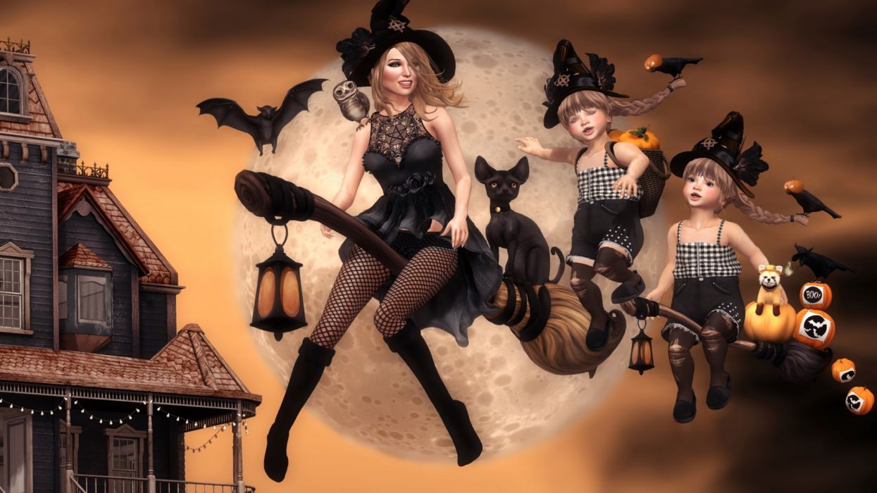 Witchy Halloween Wallpapers Wallpaper Cave