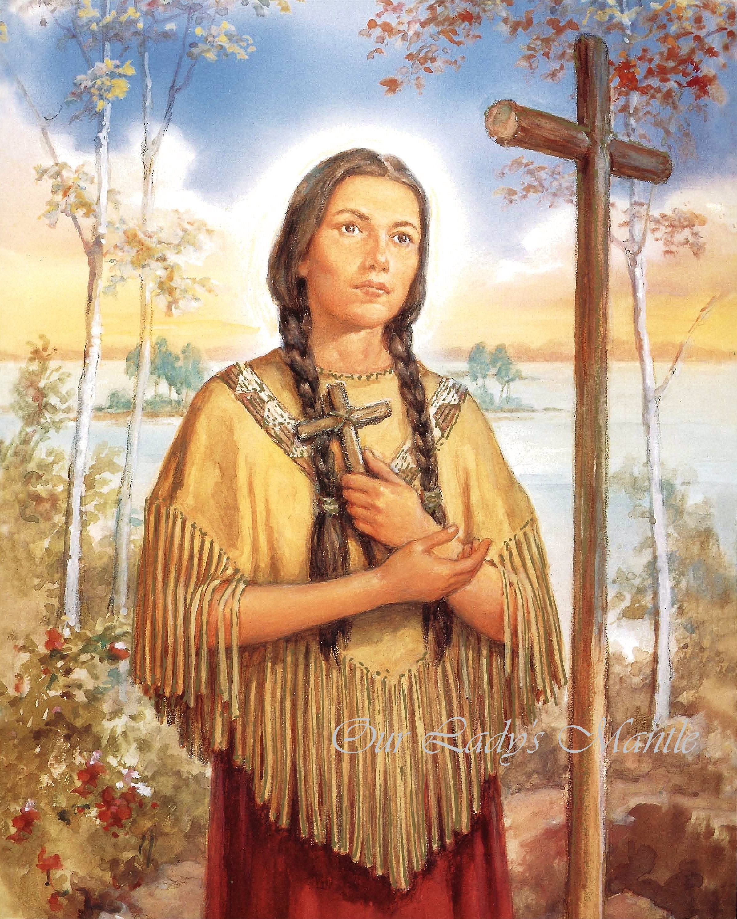 St. Kateri Tekakwitha 8x10 Catholic Picture Print Printed