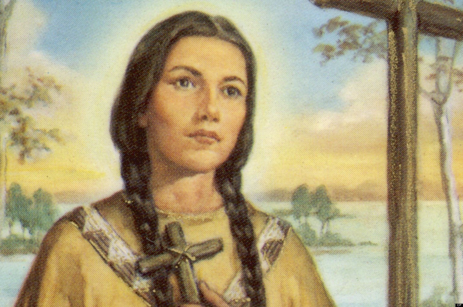 Saint April 17, St. Kateri Tekakwitha, Patron of #Ecology and #Natives - #Mohawk (in Canada)