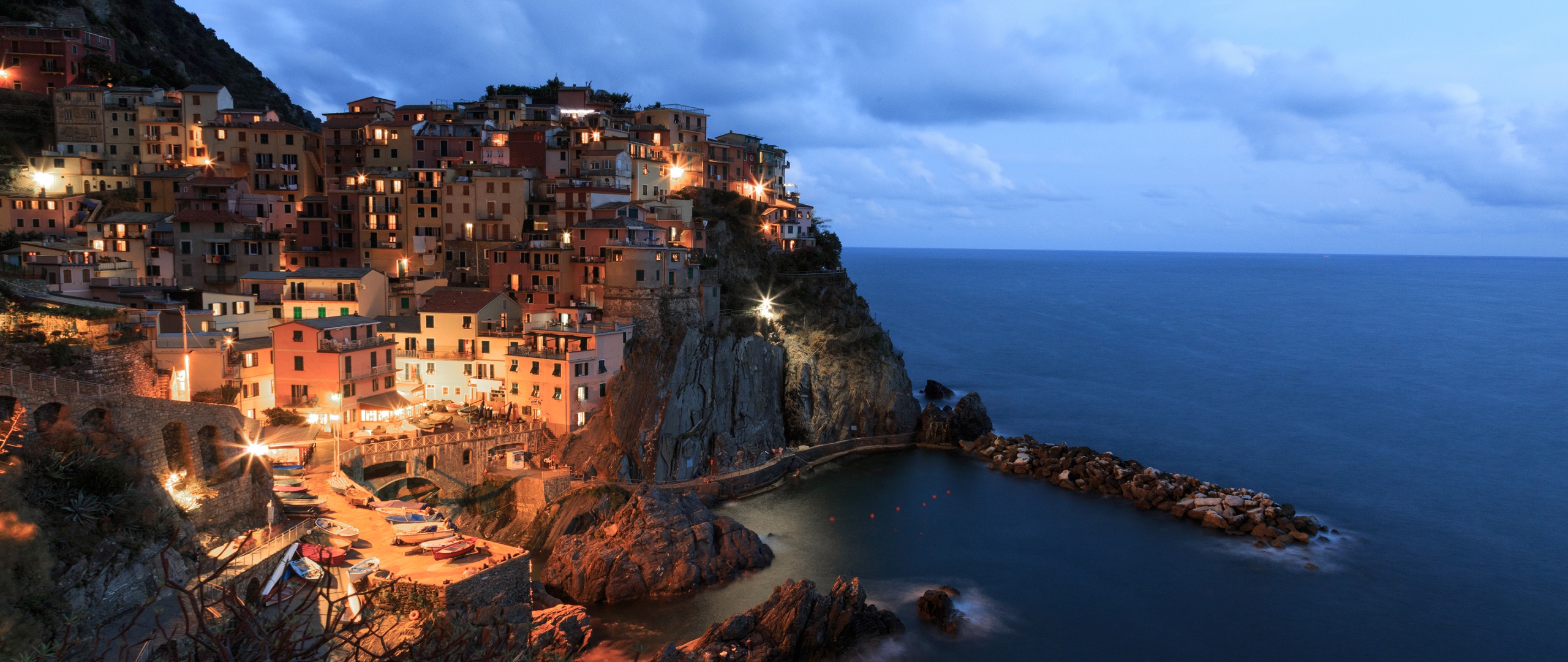 Manarola Wallpaper 4K, Cinque Terre, Italy, World