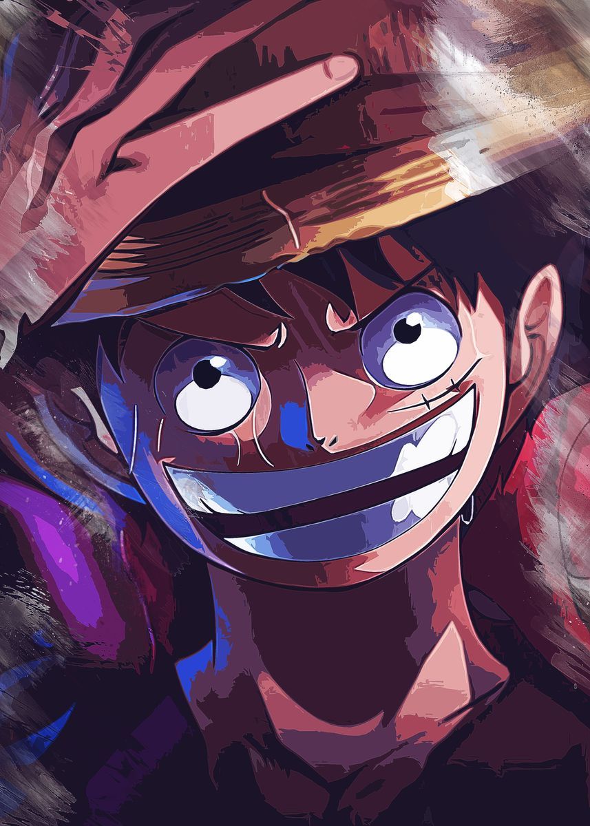 Monkey D Luffy Wano arc' Poster by Haruka Studio. Displate. Monkey d luffy, Cool anime background, Luffy