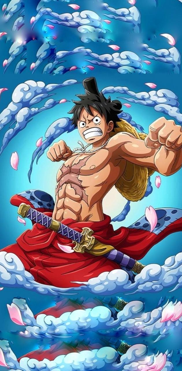 Tổng hợp Hình nền Luffy Wano tuyệt đẹp với những hình ảnh đầy sắc màu