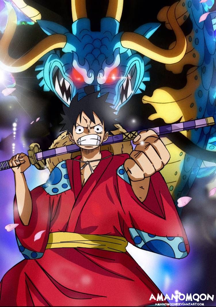 Luffy, one piece, wano arc, HD wallpaper