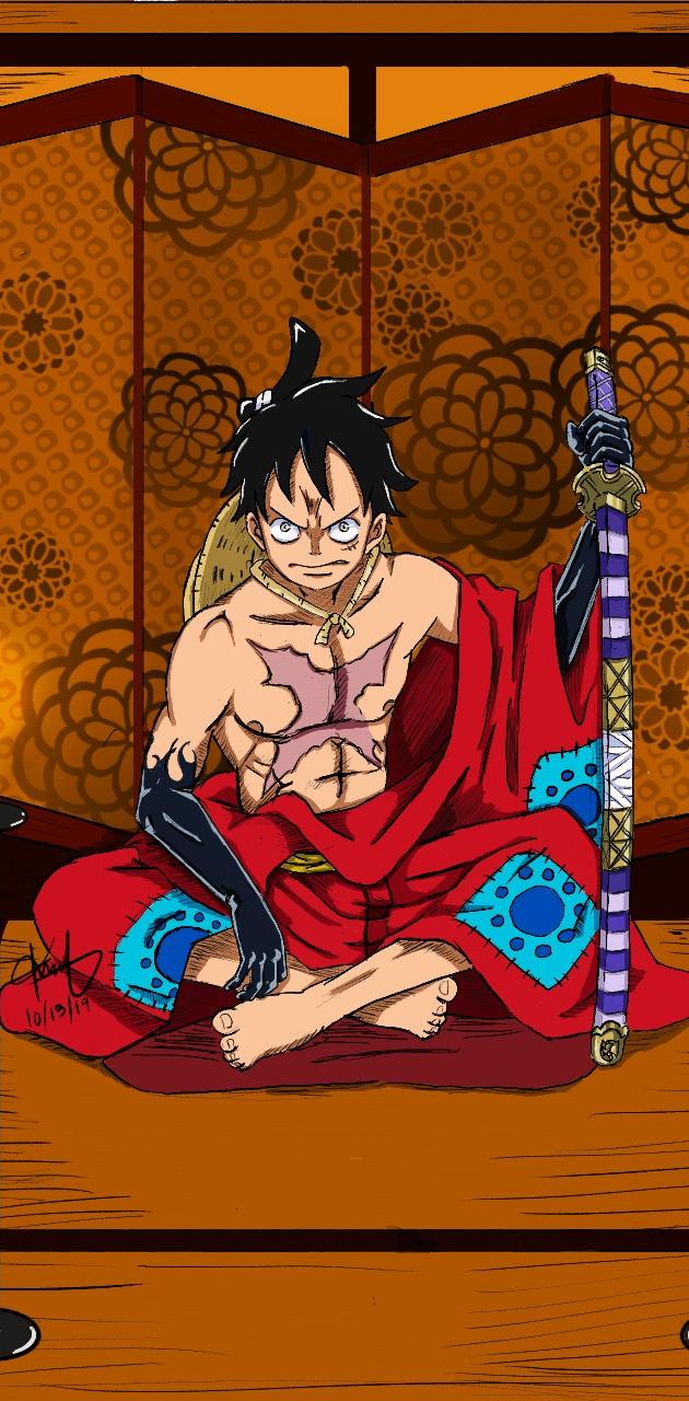 Samurai Luffy wallpaper