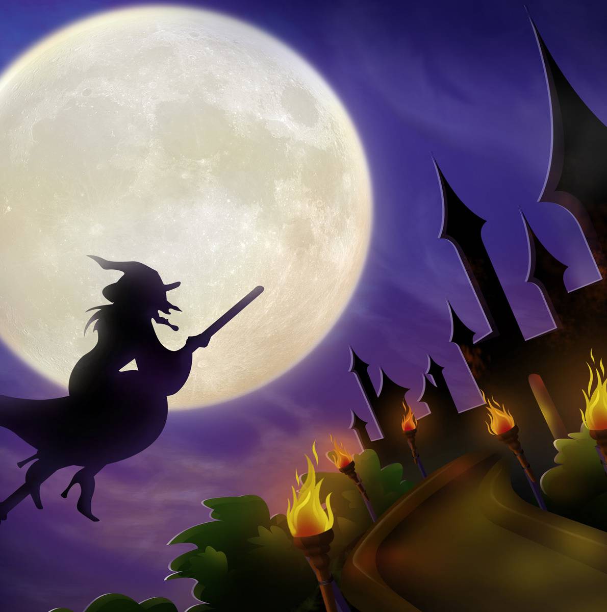 Halloween Witch Wallpaper