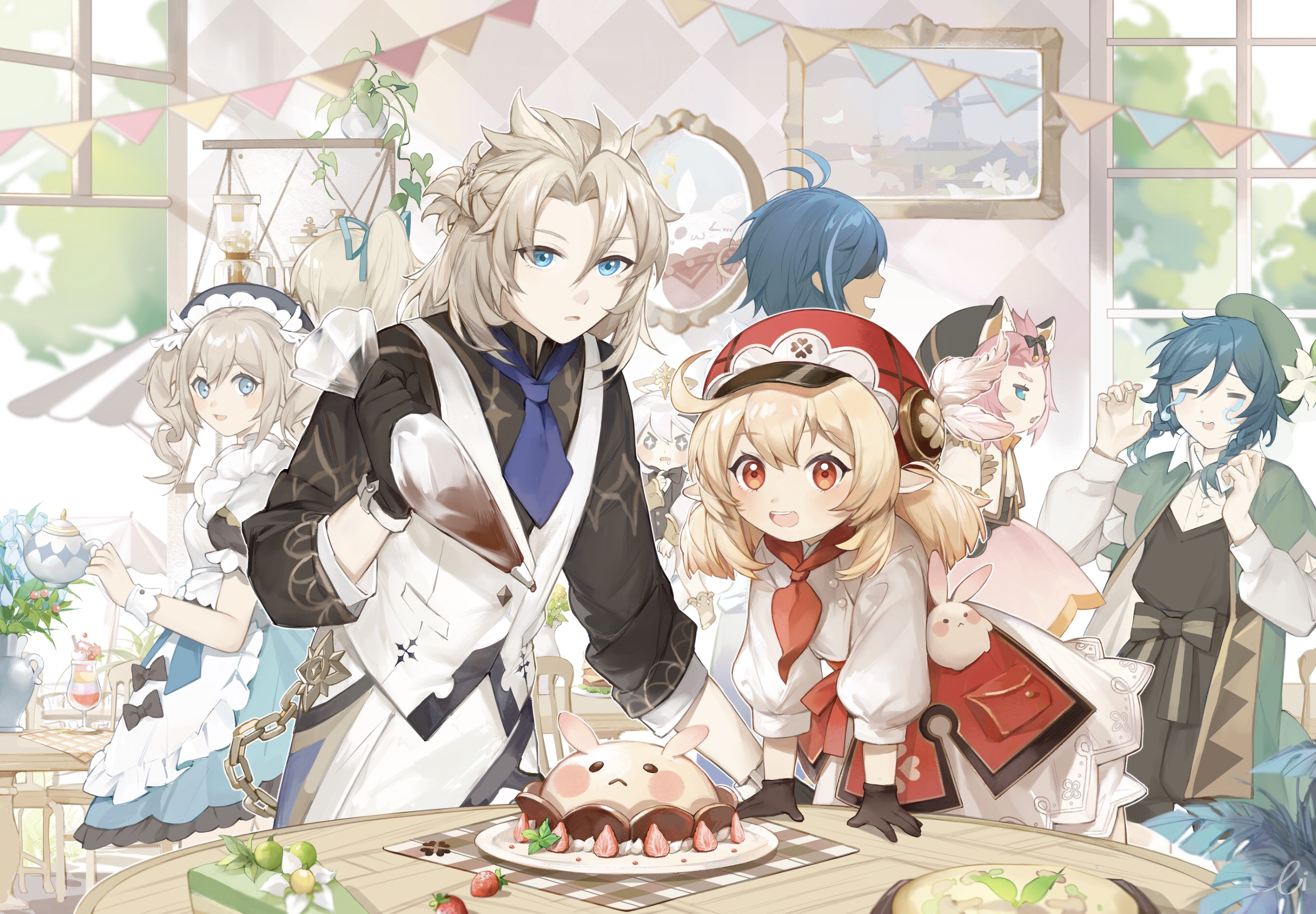 Genshin Impact HD Wallpaper by 梨子