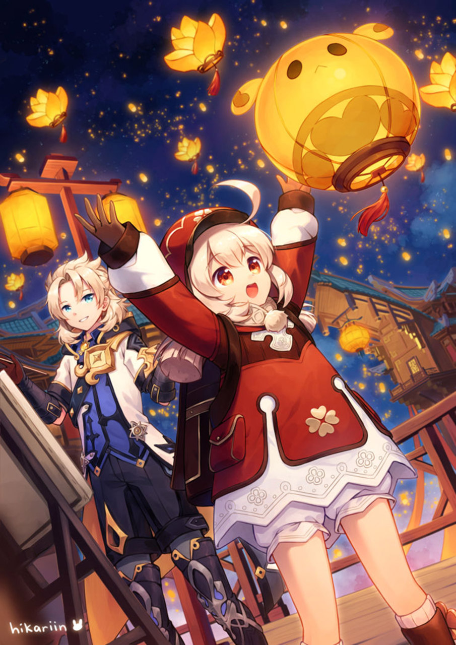 Genshin Impact Klee Genshin Impact Albedo Genshin Impact Wallpaper:905x1280