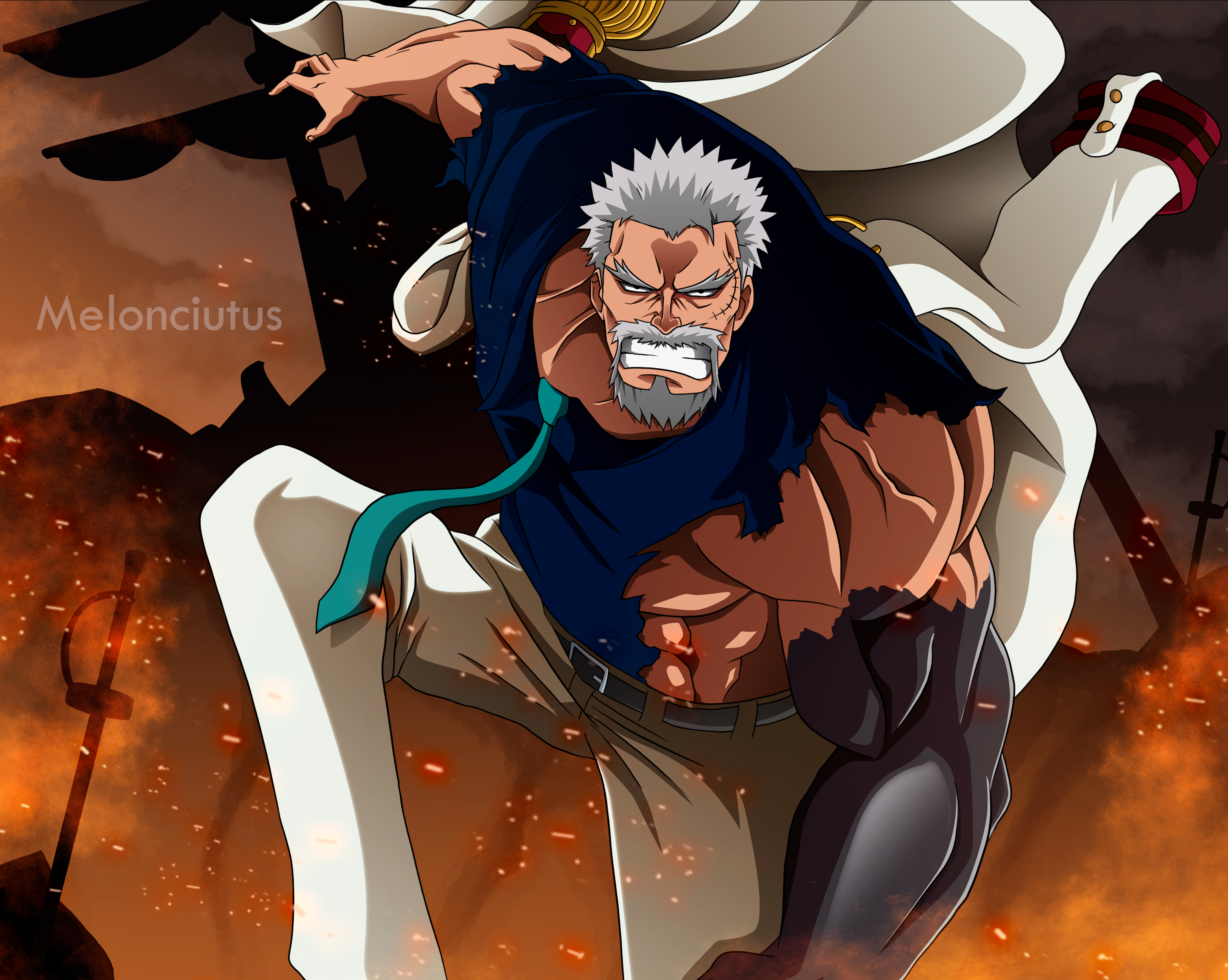 Monkey D. Garp HD Wallpaper and Background