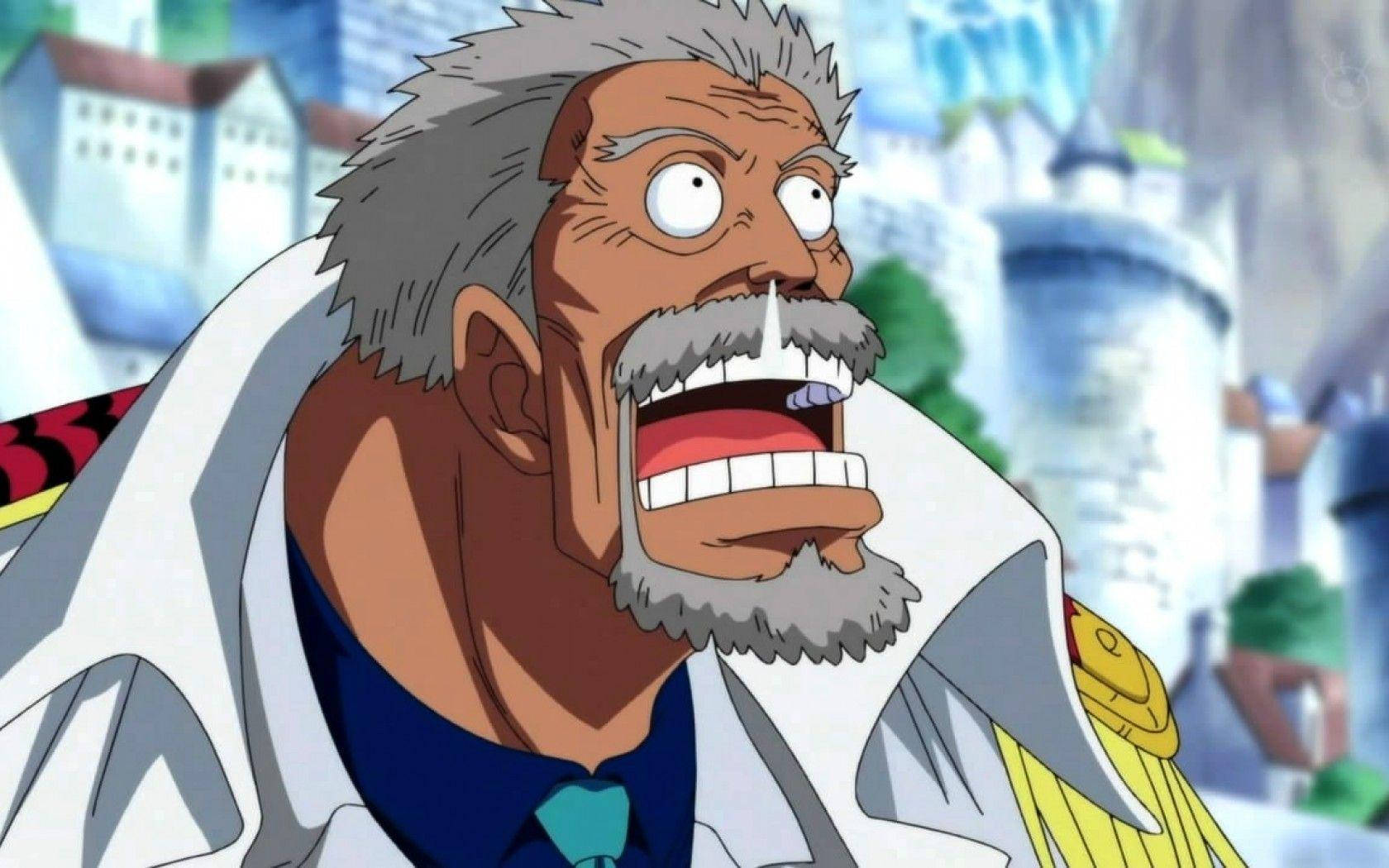 Download Monkey D Garp Surpised Reaction Wallpaper