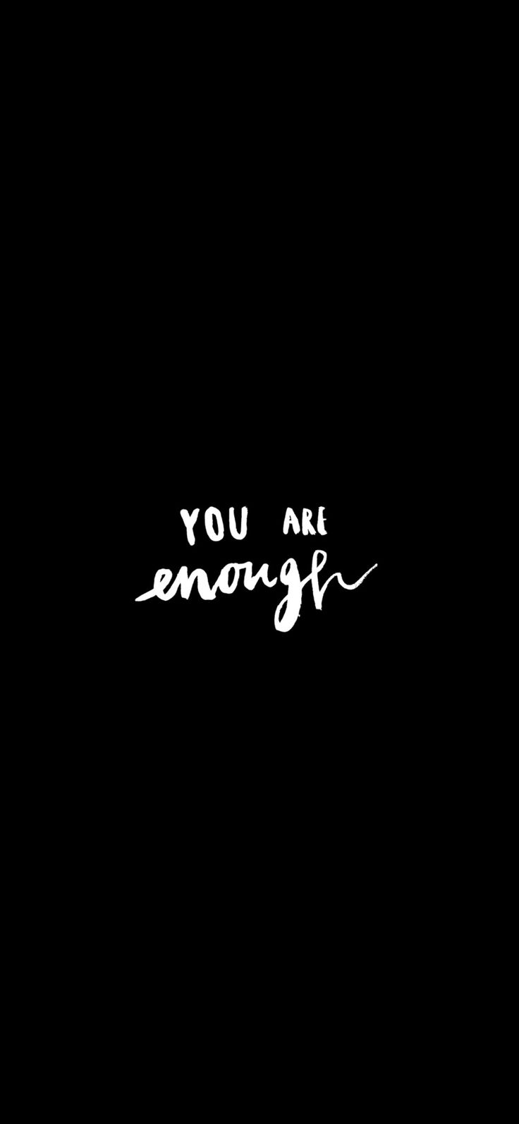 Black wallpaper. Boss up quotes, You are enough quote, You are enough
