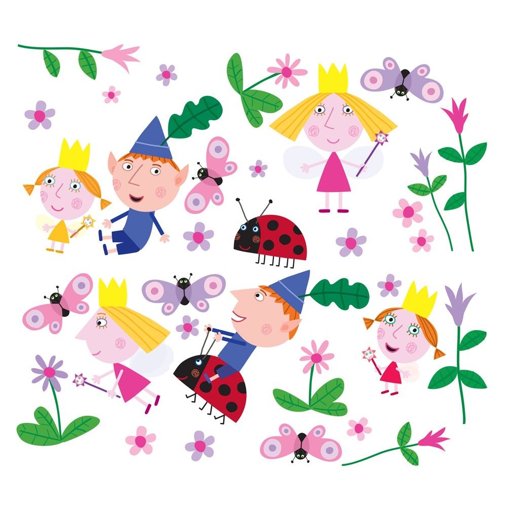 BEN & HOLLYS LITTLE KINGDOM STIKAROUNDS 34 STICKERS. Ben and holly party ideas, Ben and holly, Fairytale birthday party