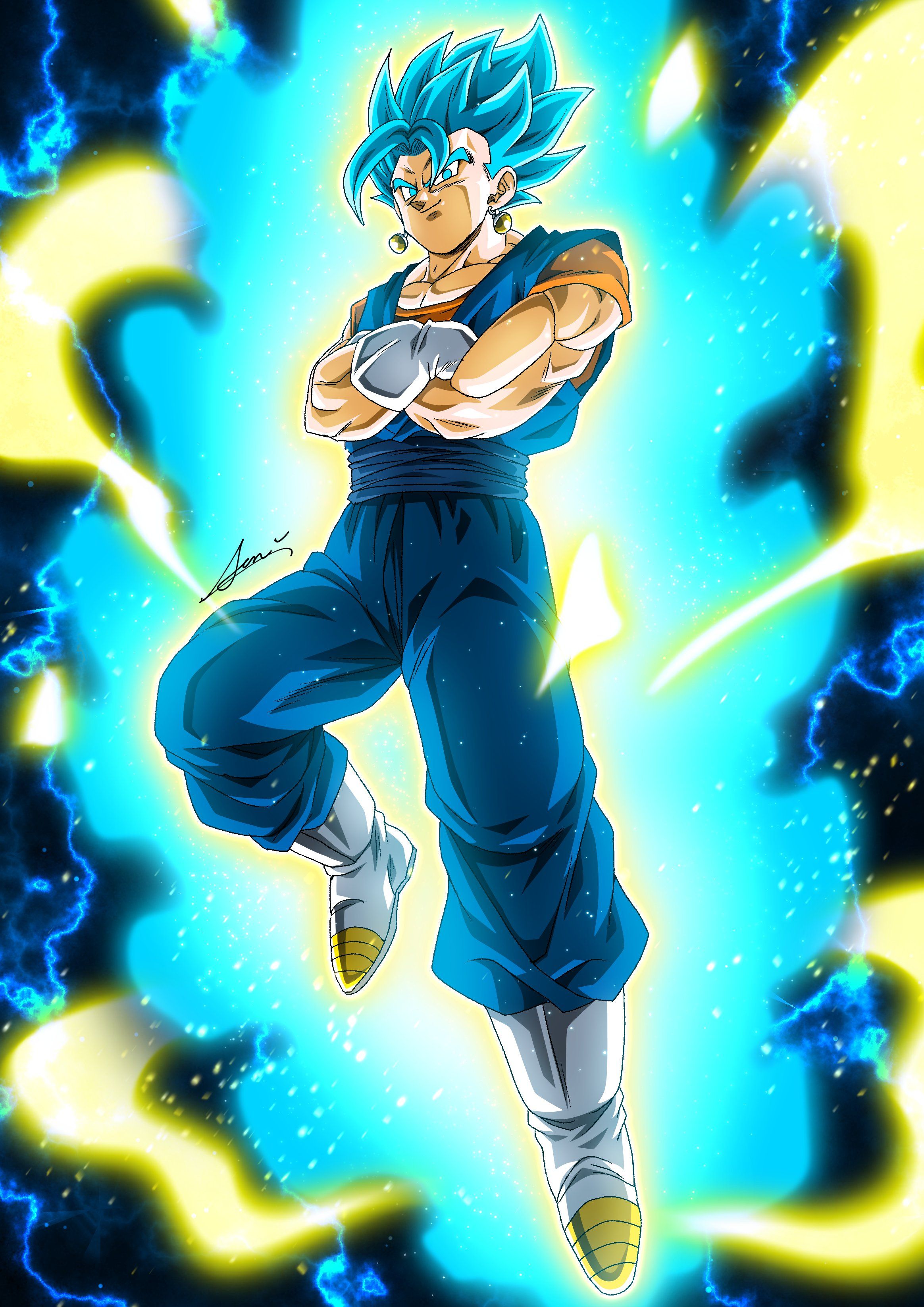 Vegito Blue. Anime dragon ball super, Dragon ball super goku, Dragon ball super manga