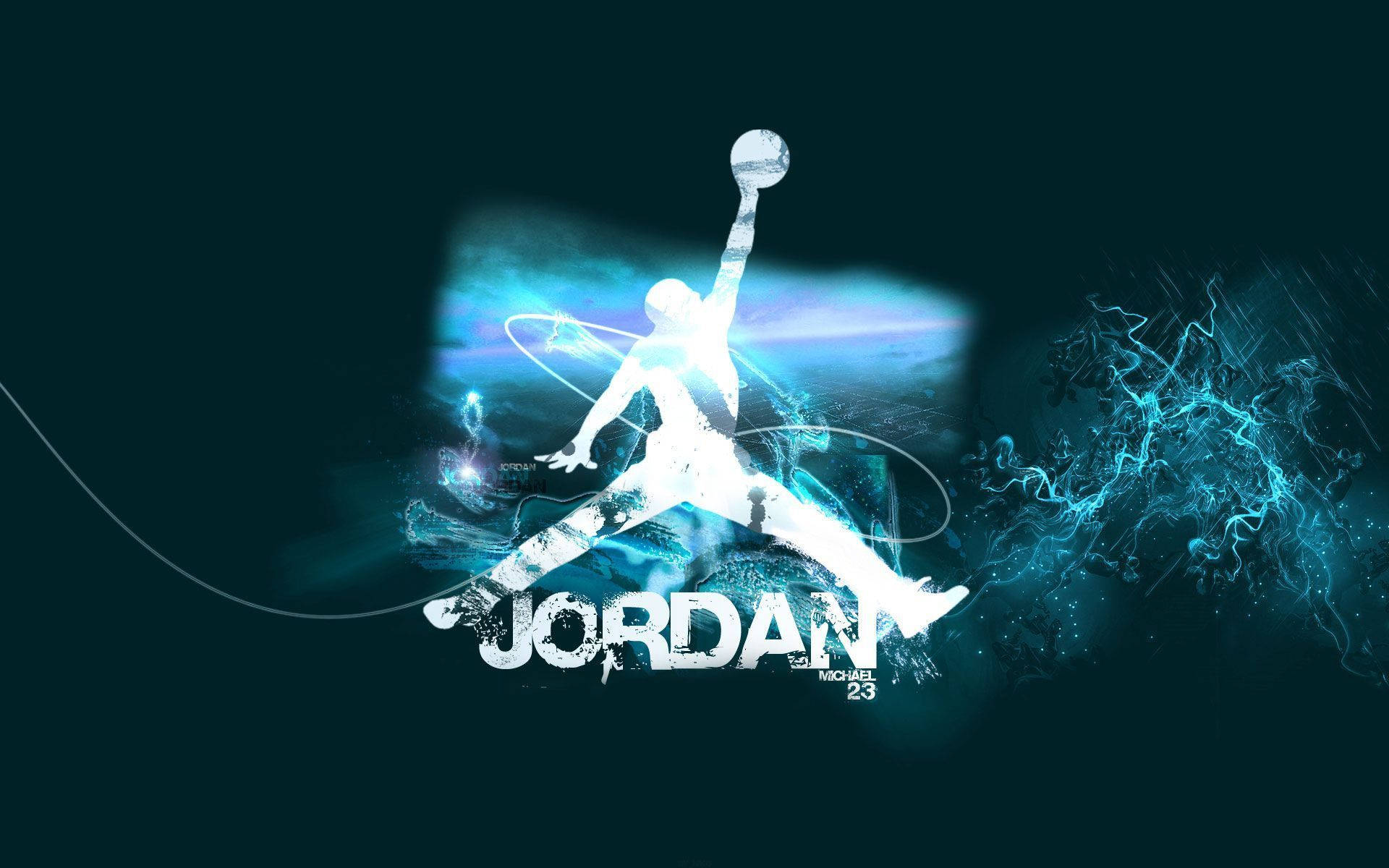 Download Abstract Air Jordan Logo Wallpaper
