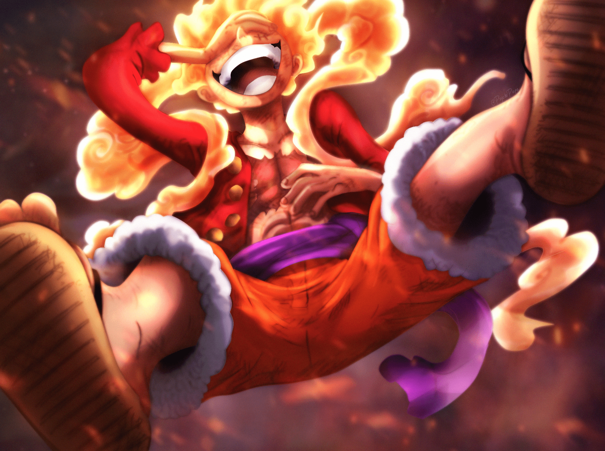 Luffy Gear 5 One Piece Live Wallpaper  MoeWalls