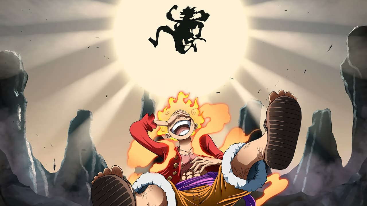Luffy Gear 5 Sun God Nika One Piece PC DeskK Wallpaper free Download