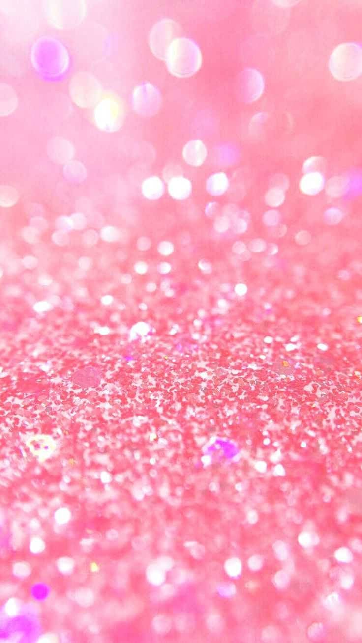 Download Pink Glitter With Light Blurry Sparkles Wallpaper