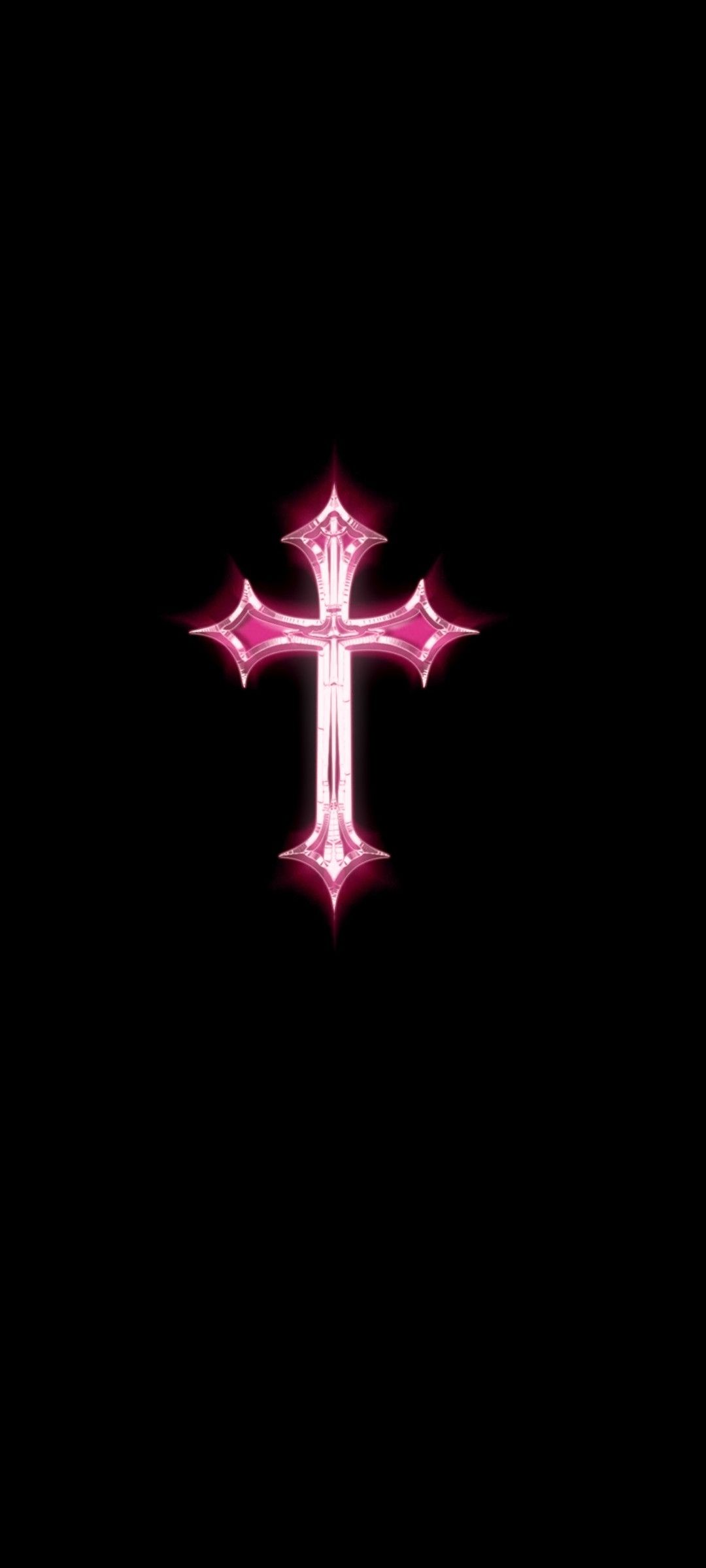 Wallpaper Aesthetic. Cross wallpaper, Y2k wallpaper, Pink and black wallpaper