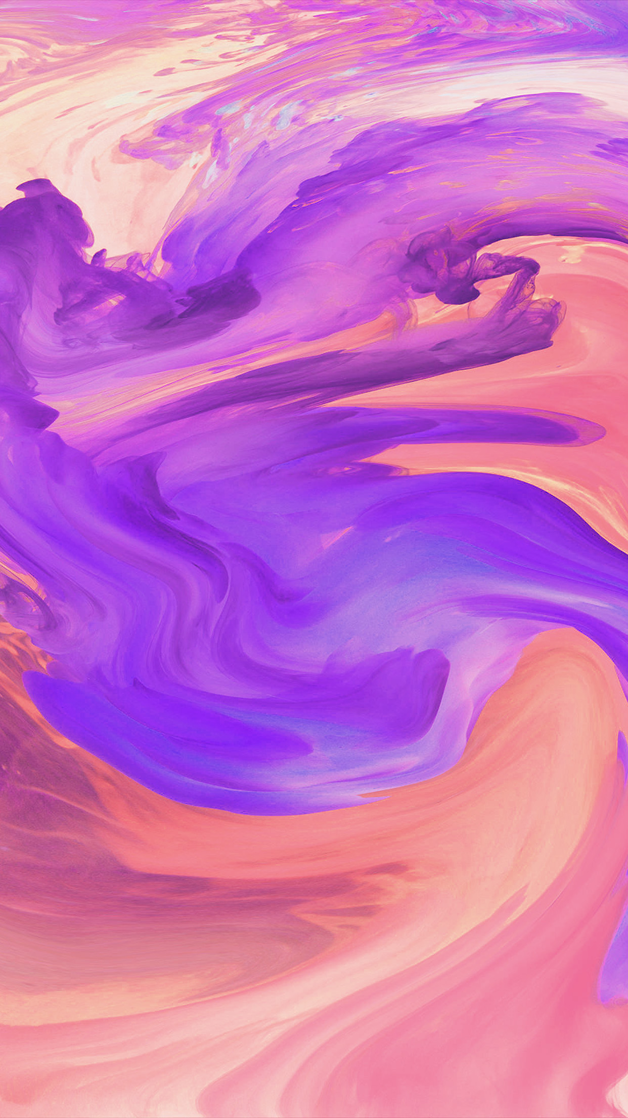 iPhone X wallpaper. hurricane swirl abstract art paint purple pattern