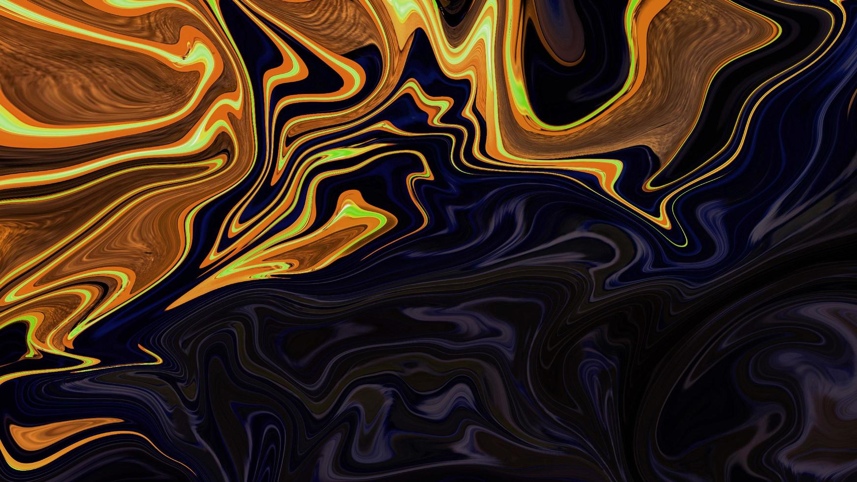 colorful swirl abstract luxury spiral texture and paint liquid acrylic pattern on black