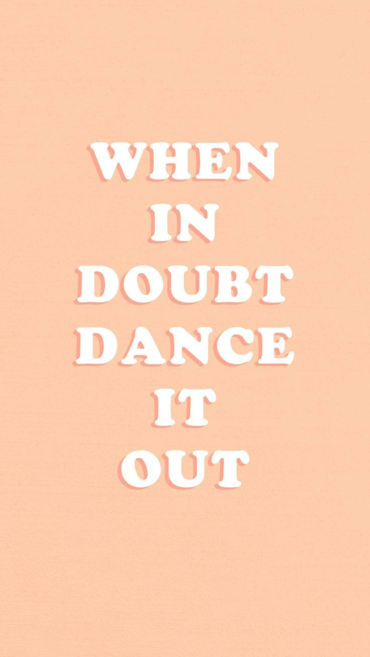 Download Pink Aesthetic Dance Quote Wallpaper