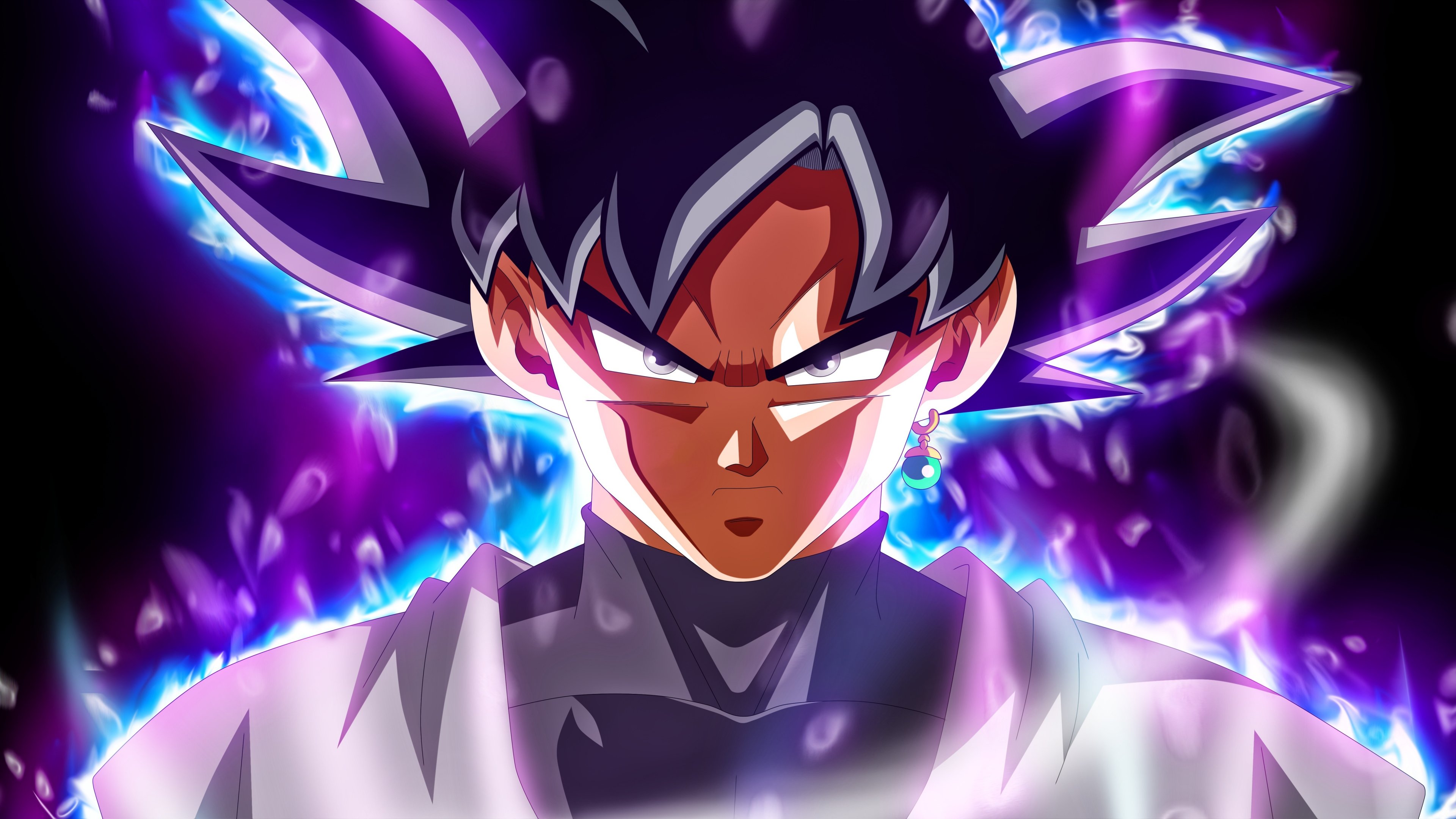 Download 3840x2160 ultra instinct, dragon ball, black goku 4k wallpaper, uhd wallpaper, 16:9 widescreen wallpaper, 3840x2160 HD image, background, 4614