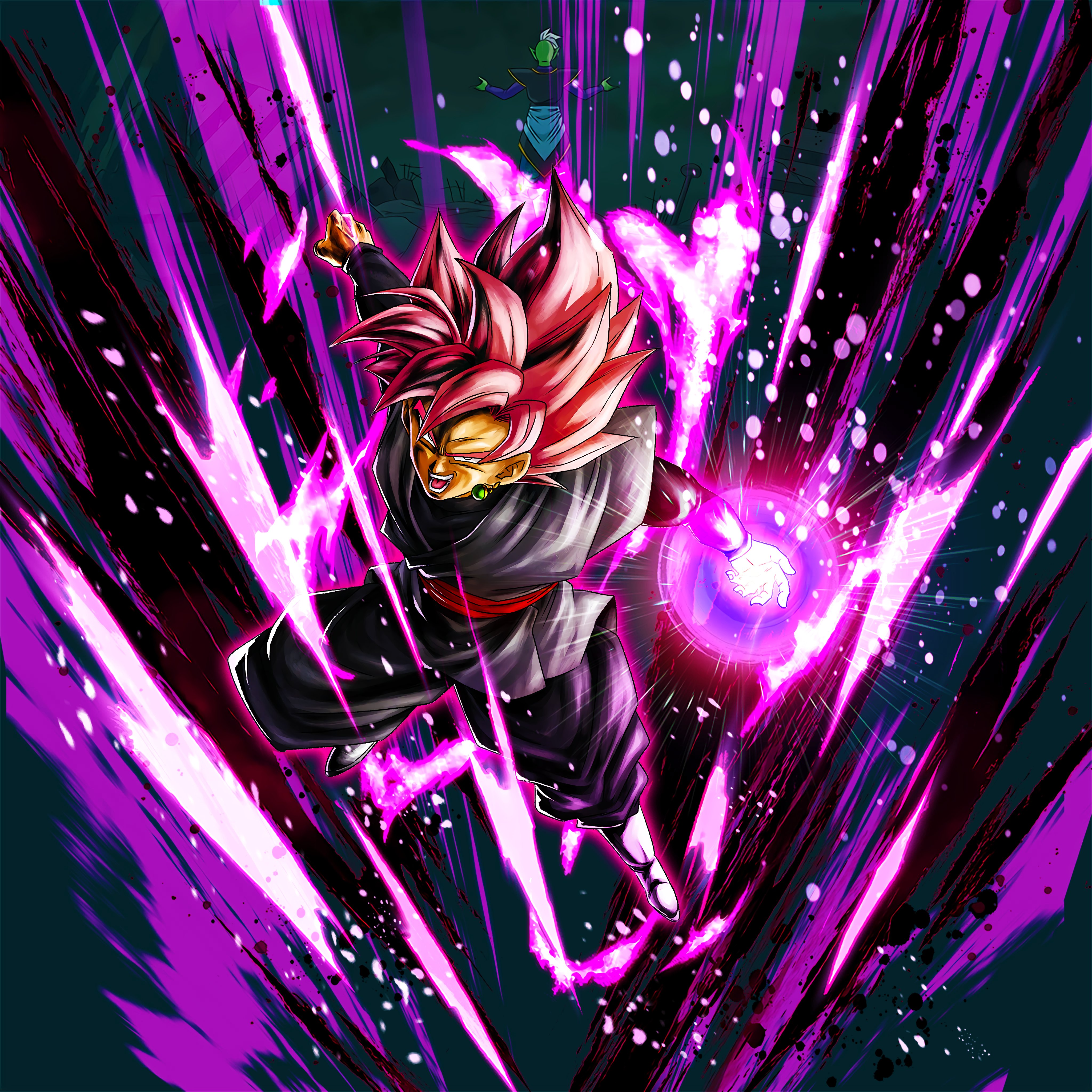 Hydros Extreme Super Saiyan Rose Goku Black HD + 4K PC Wallpaper + 4K Phone Wallpaper Version! #DBLegends #DragonBallLegends #DBL3rdAnniversary