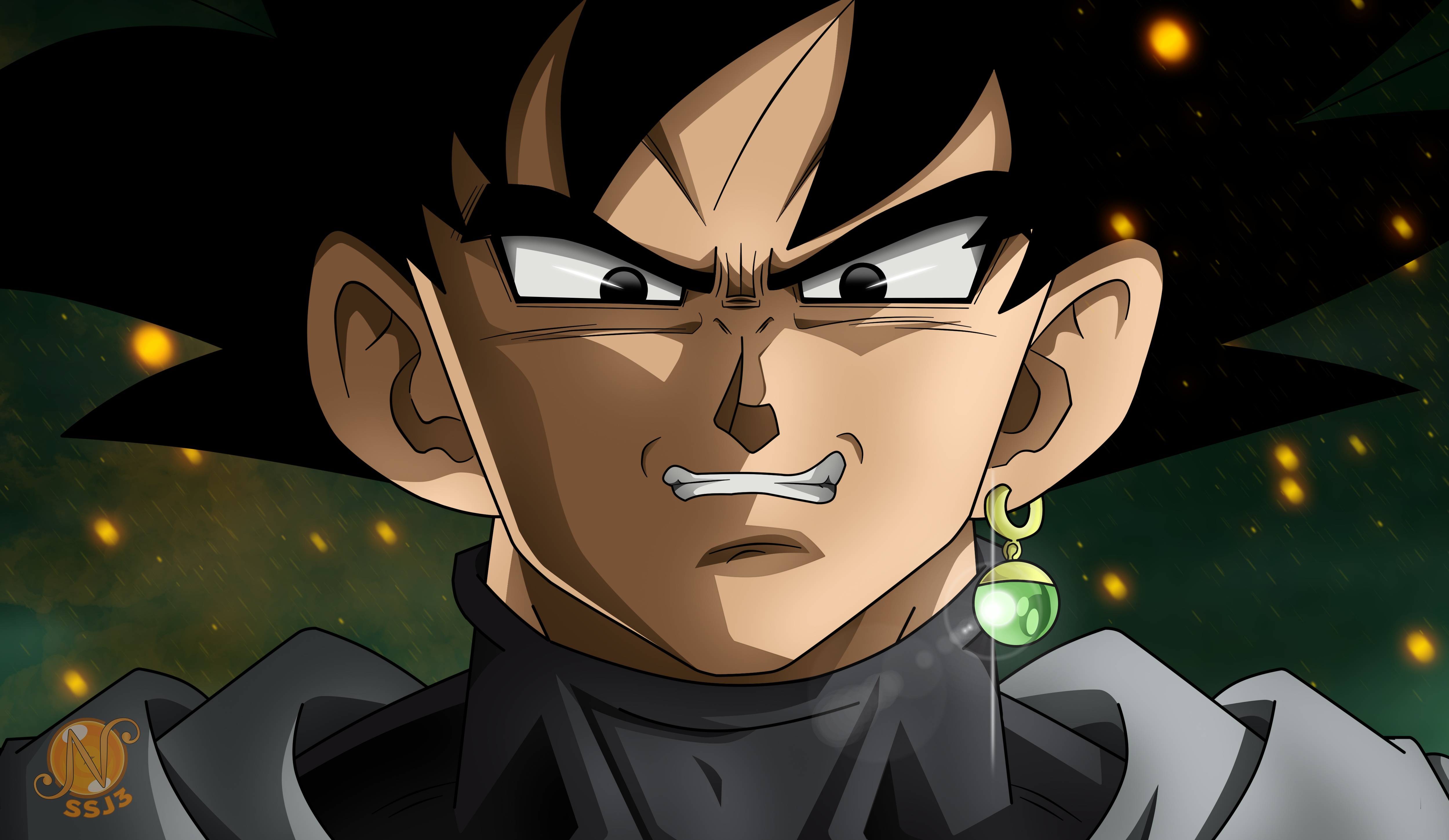 Black Goku Anime Dragon Ball Super