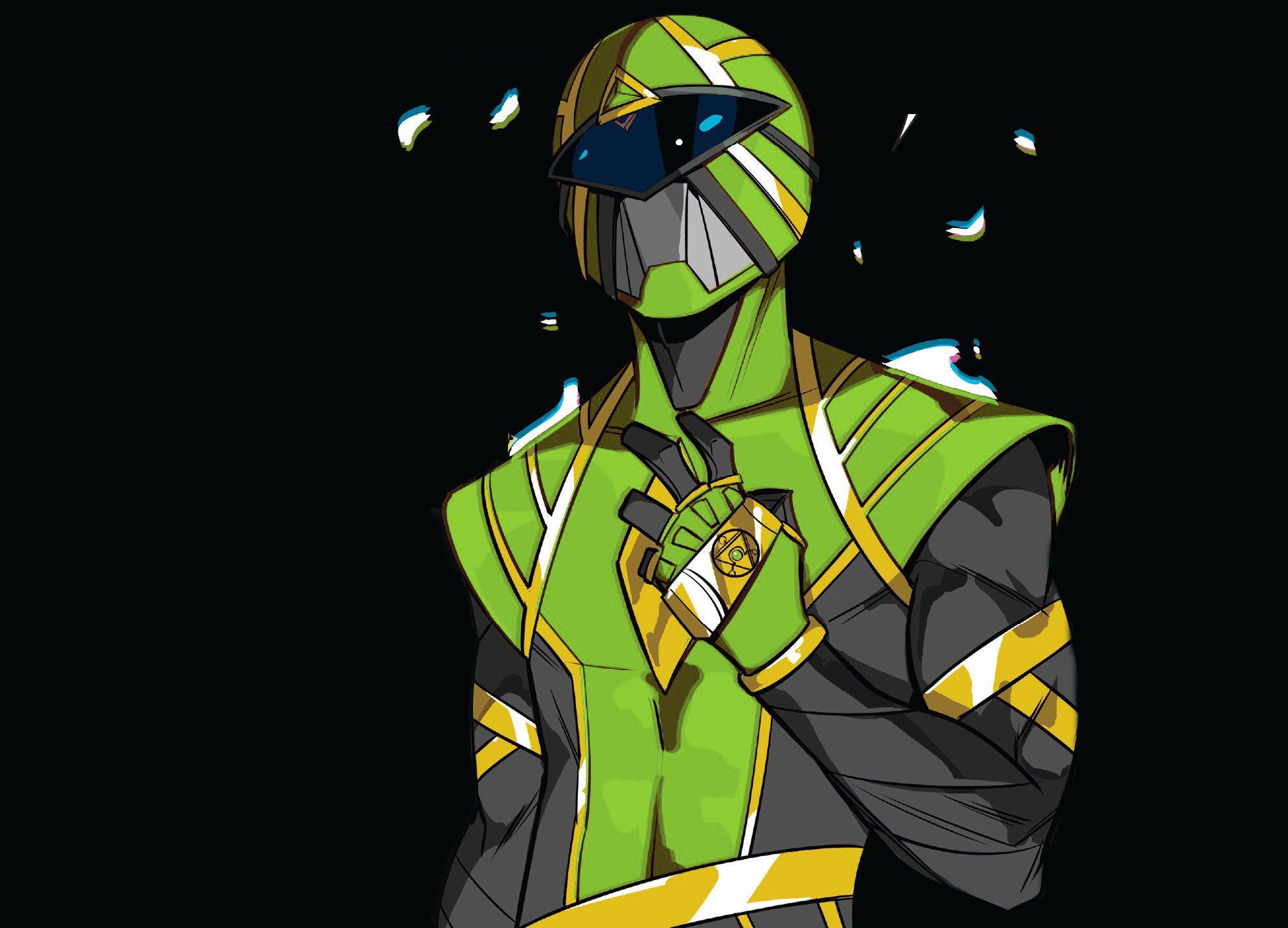 Green Omega Ranger. Green ranger, Power rangers megazord, Power rangers movie