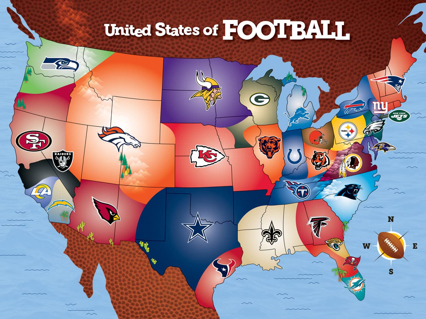 NFL Map Wallpapers Wallpaper Cave