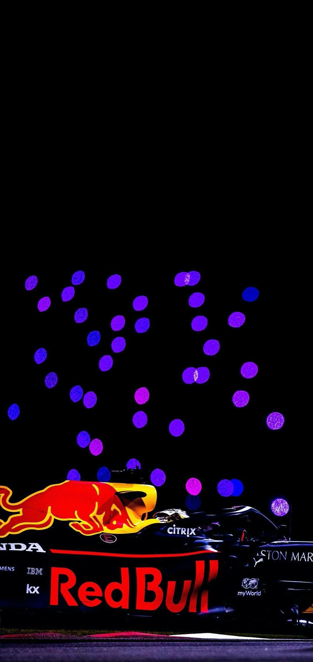 Verstappen at Marina Bay Circuit (iPhone wallpaper)