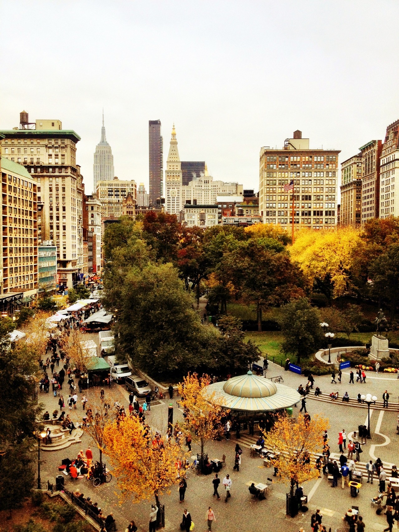 NYs York City Photography. New York City. Above Union Square On
