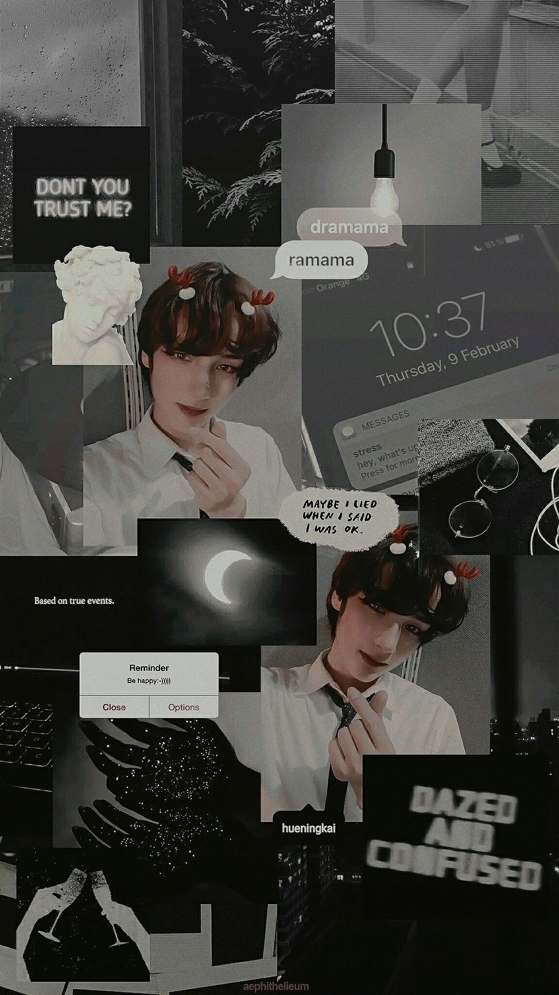 tomorrowxtogether #txt #hueningkai #wallpaper #lockscreen © by aephithelieum. Boys wallpaper, Wallpaper, Halloween icons