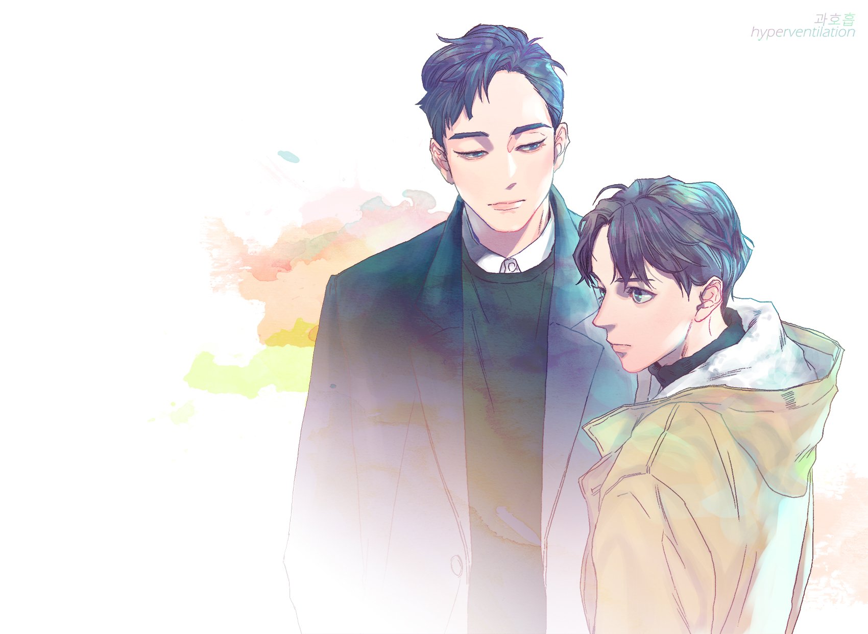 Hyperventilation Yaoi Animation Couple Adorable Boys