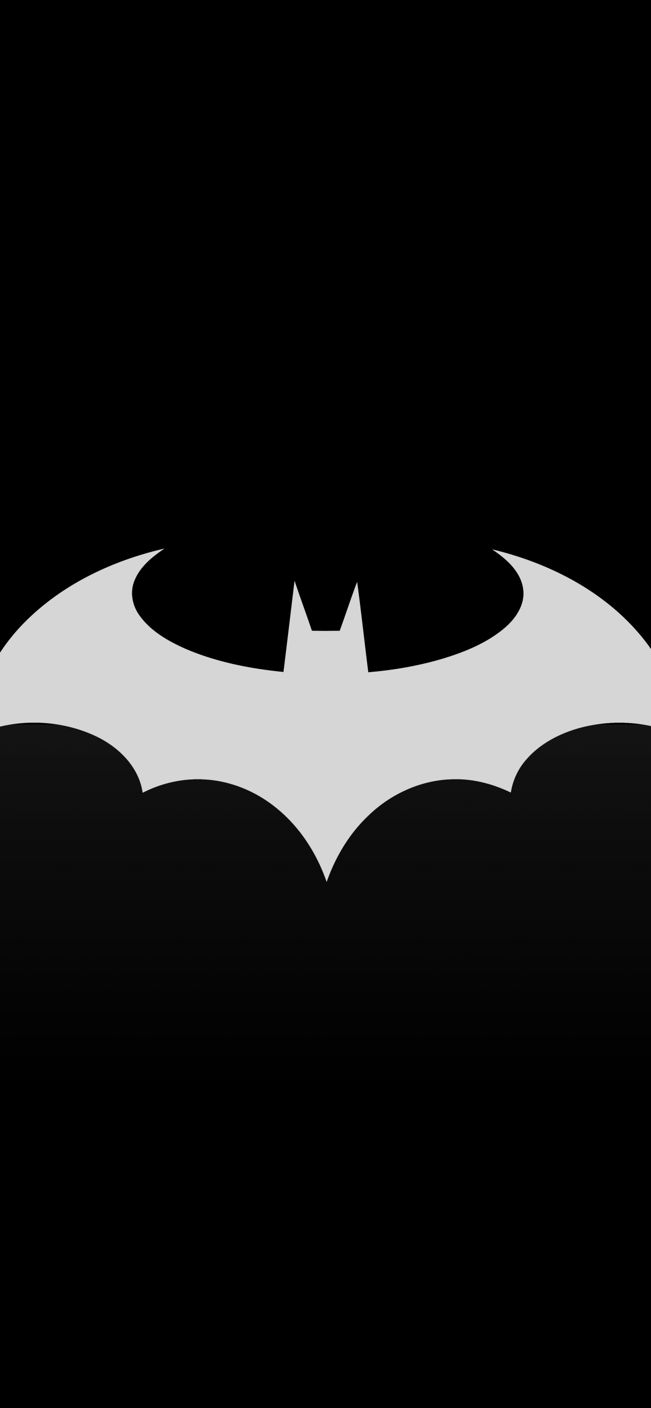 Batman Sign Wallpaper 4K, Black Background, DC Superheroes, AMOLED, 5K, 8K, Black Dark