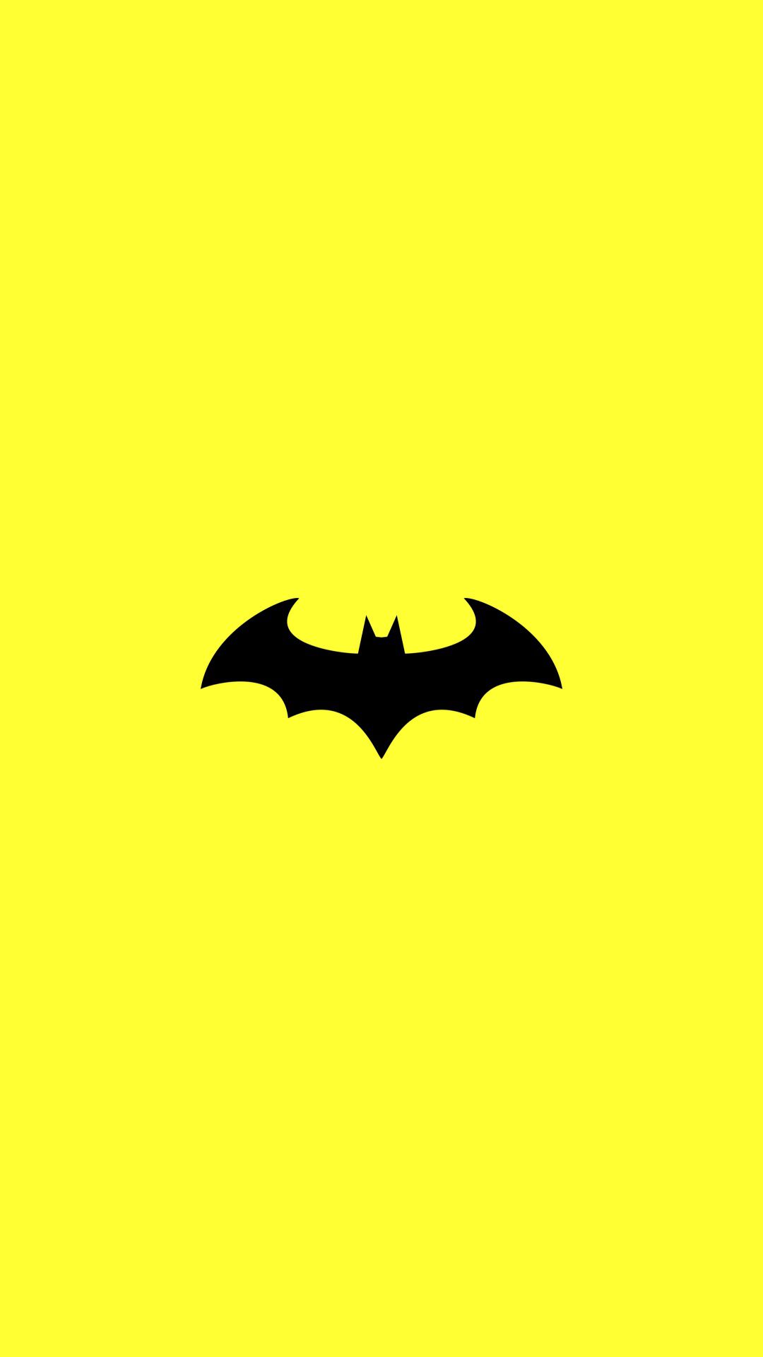 Yellow Batman Sign Wallpaper