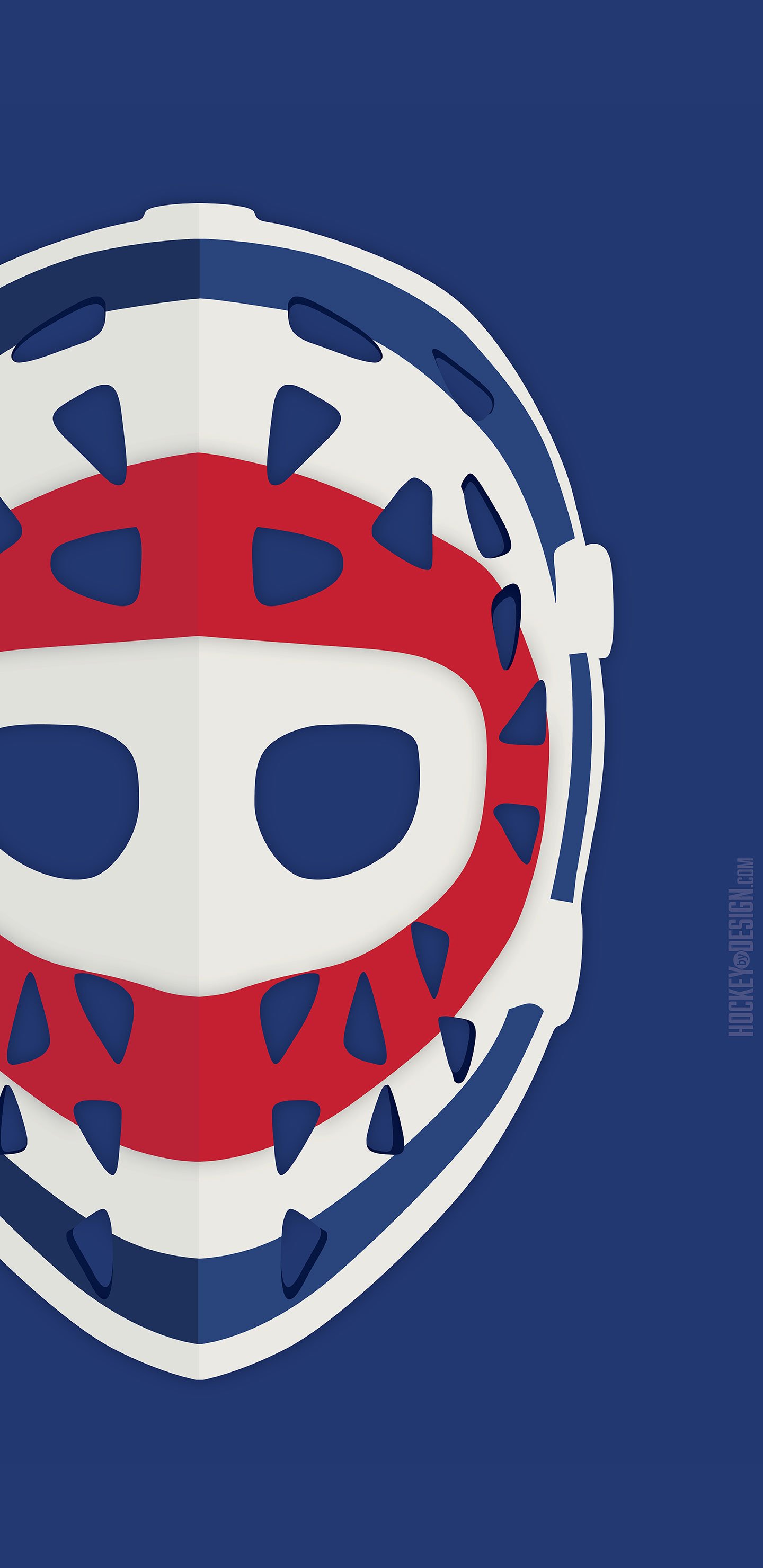Hockey By Design Goalie Mask Mobile Wallpaper! Featuring a vintage mask for every team. See them all (and get your fav) at