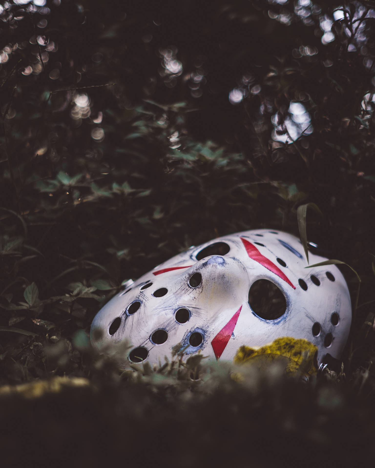 Download Jason Voorhees Damaged Hockey Mask Wallpaper
