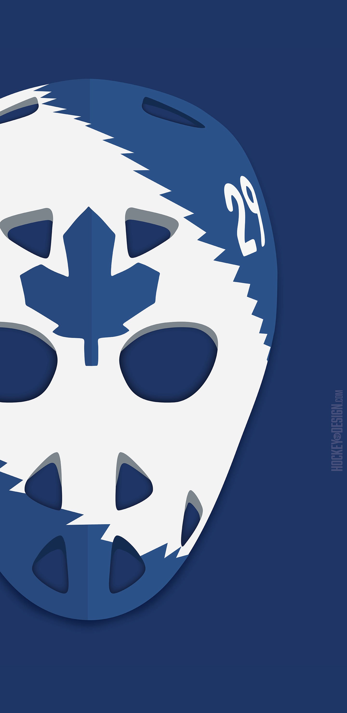 Hockey By Design Goalie Mask Mobile Wallpaper! Featuring a vintage mask for every team. See them all (and get your fav) at