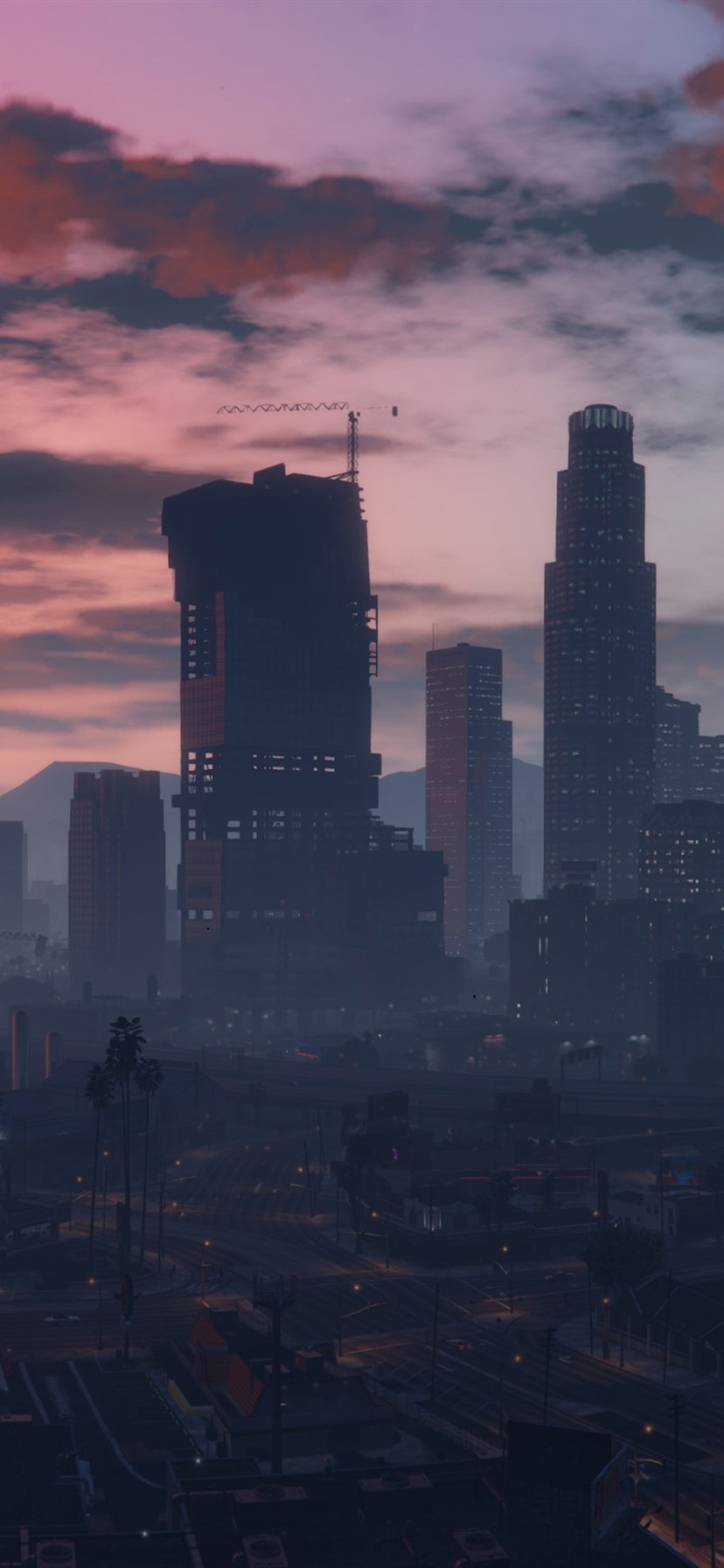 GTA V, City, Buildings, Art Picture 1080x1920 IPhone 8 7 6 6S Plus Wallpaper, Background, Picture, Image