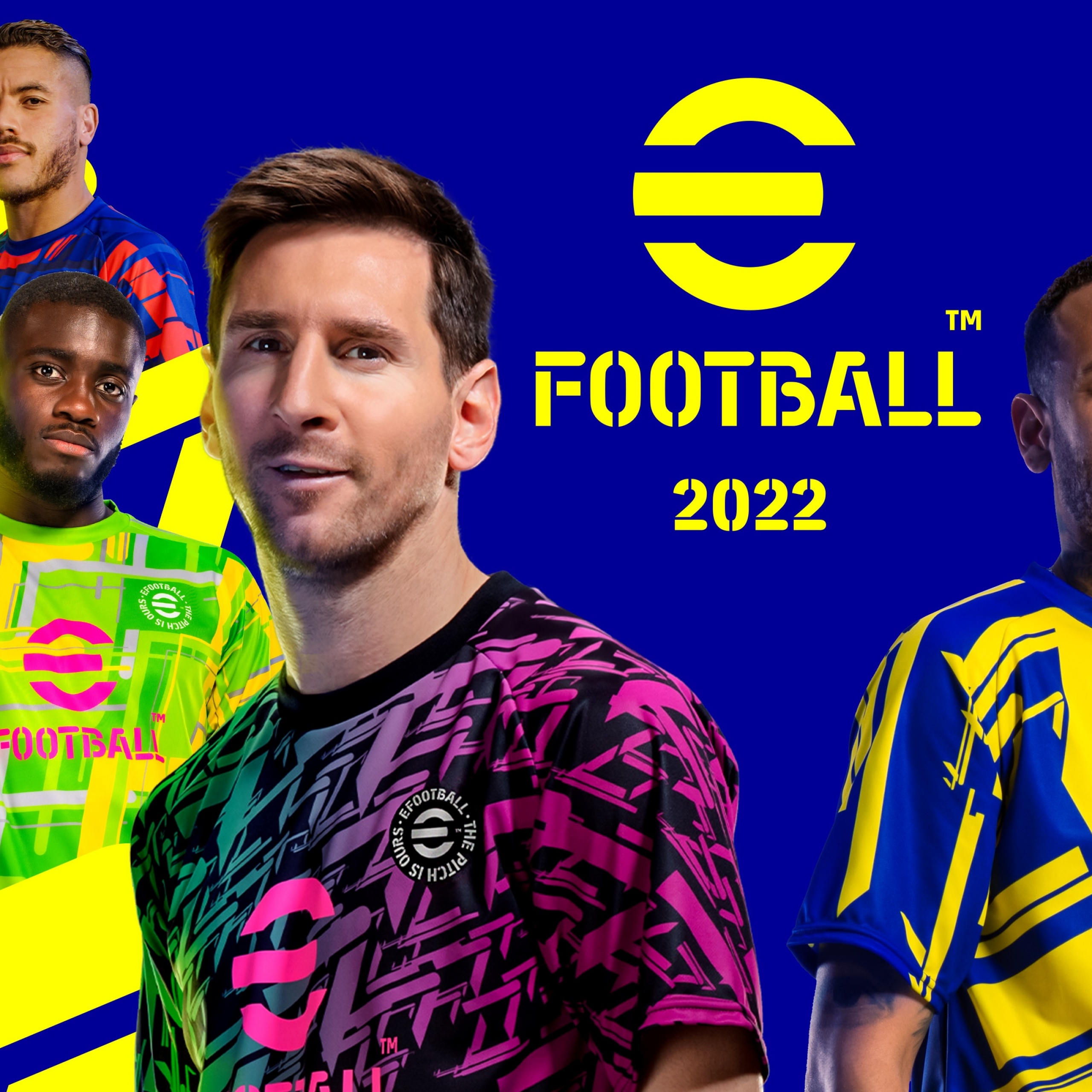 eFootball 2022 Wallpaper 4K, 2022 Games, Esports, Lionel Messi, Neymar Jr, Games