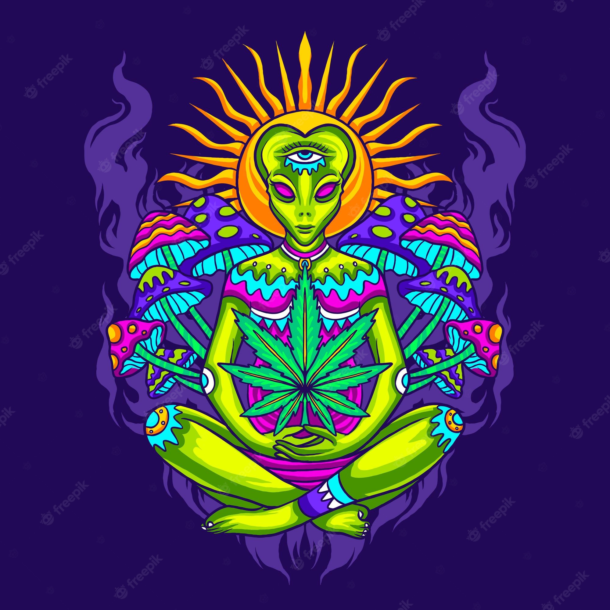 Trippy Image. Free Vectors, & PSD