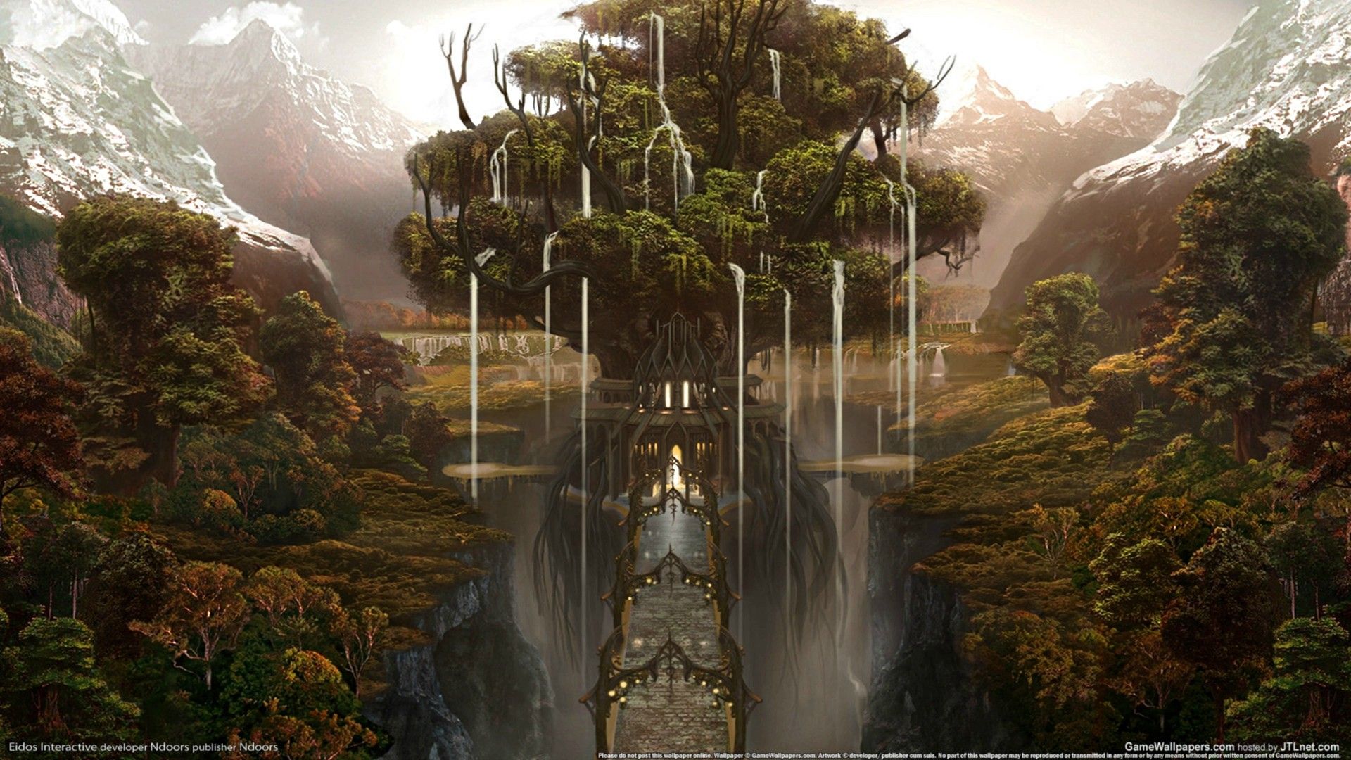 Tuck's new favorite wallpaper. Fantasy landscape, Fantasy forest, Fantasy inspiration