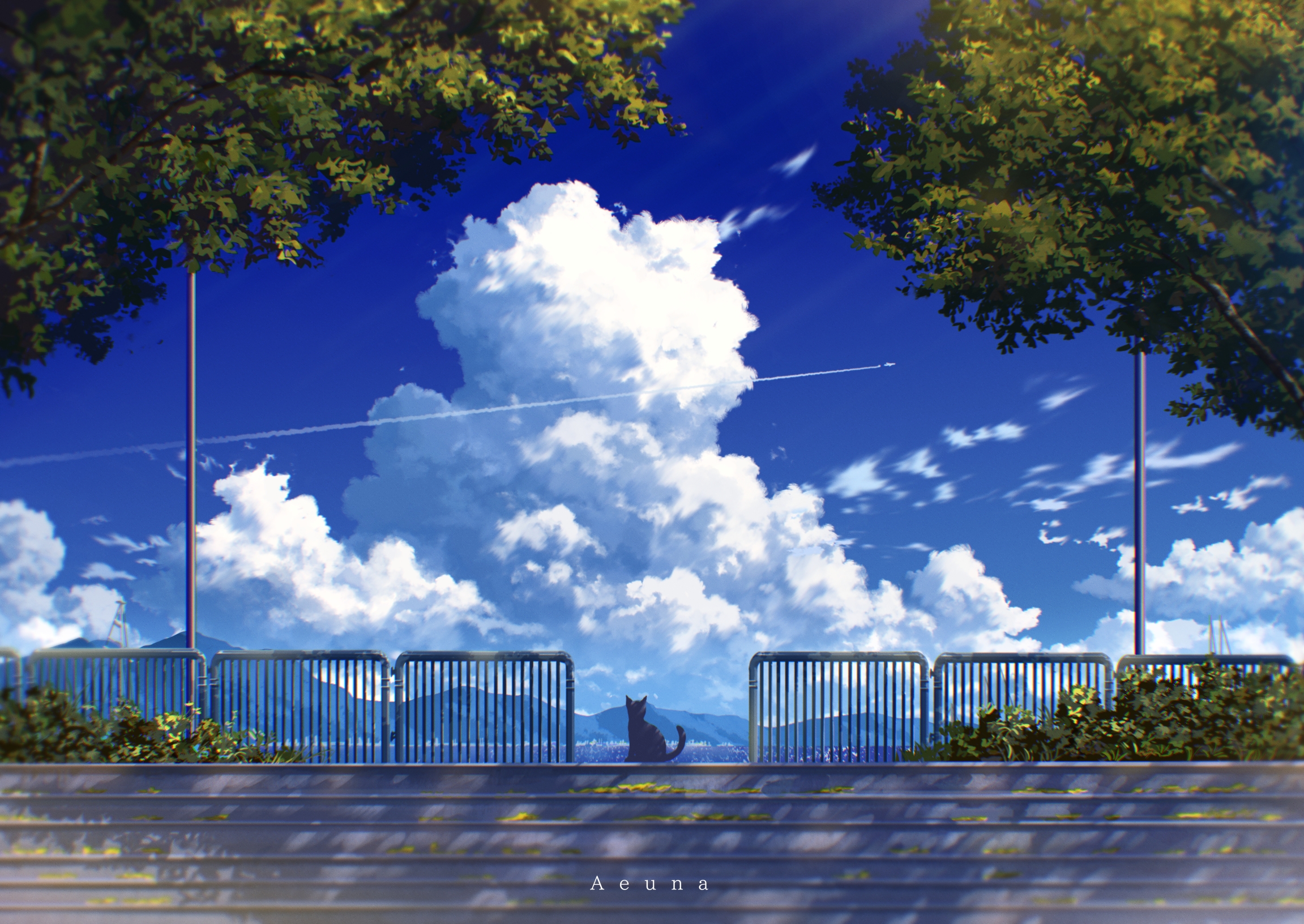 clouds, summer, landscape, sky, humorx1632 Wallpaper