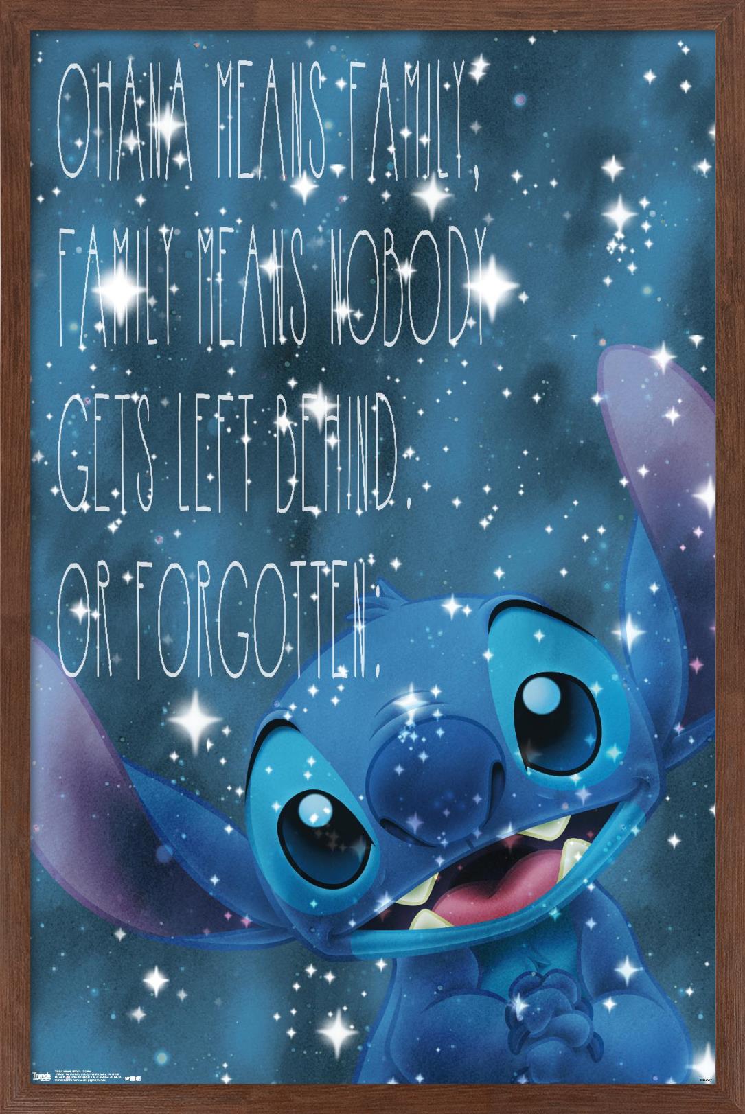 Disney Lilo and Stitch Wall Poster, 22.375 x Framed