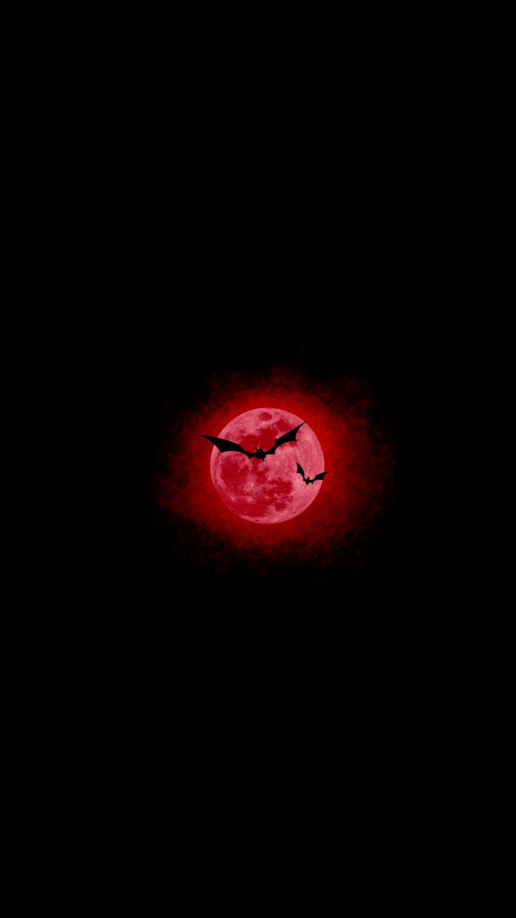 Red Moon Halloween Wallpaper. Red and black wallpaper, Dark red wallpaper, Red and black halloween aesthetic