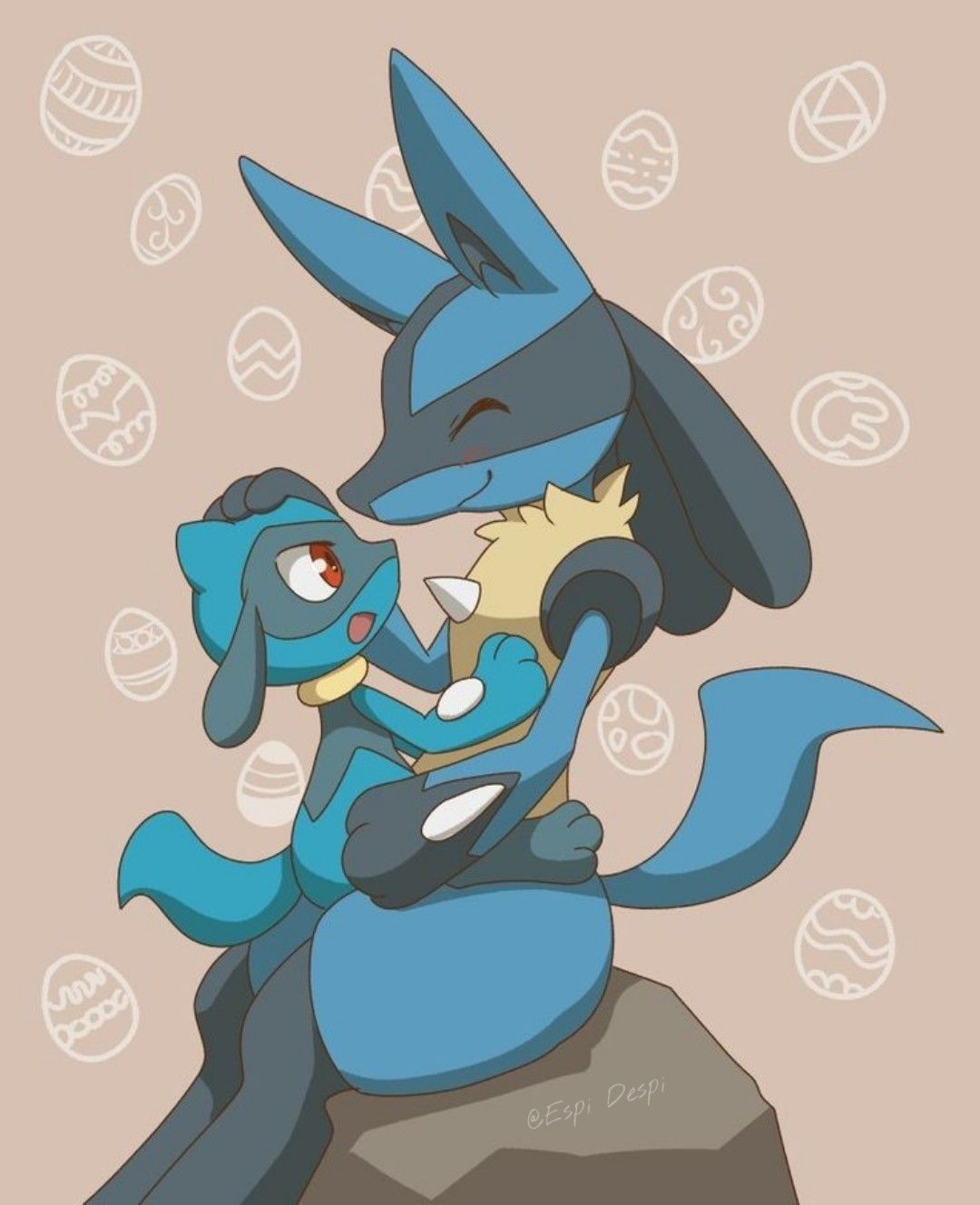 Lucario and riolu. Cute pokemon wallpaper, Cute pokemon, Pokemon comics
