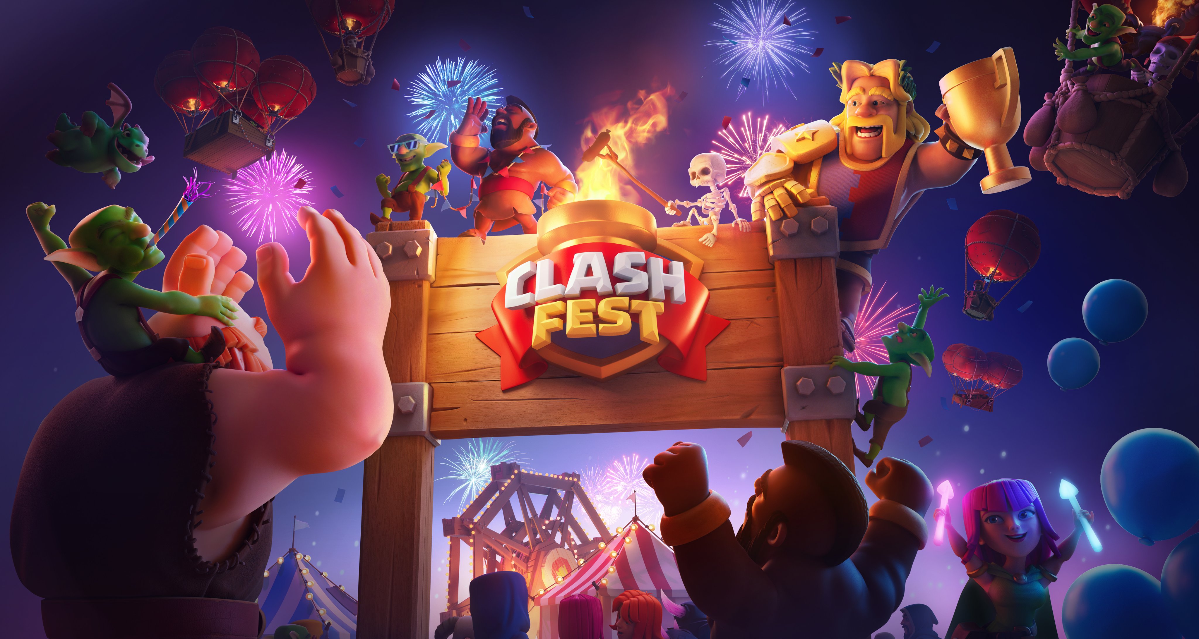 Celebrate Clash Fest in Clash of Clans and Clash Royale