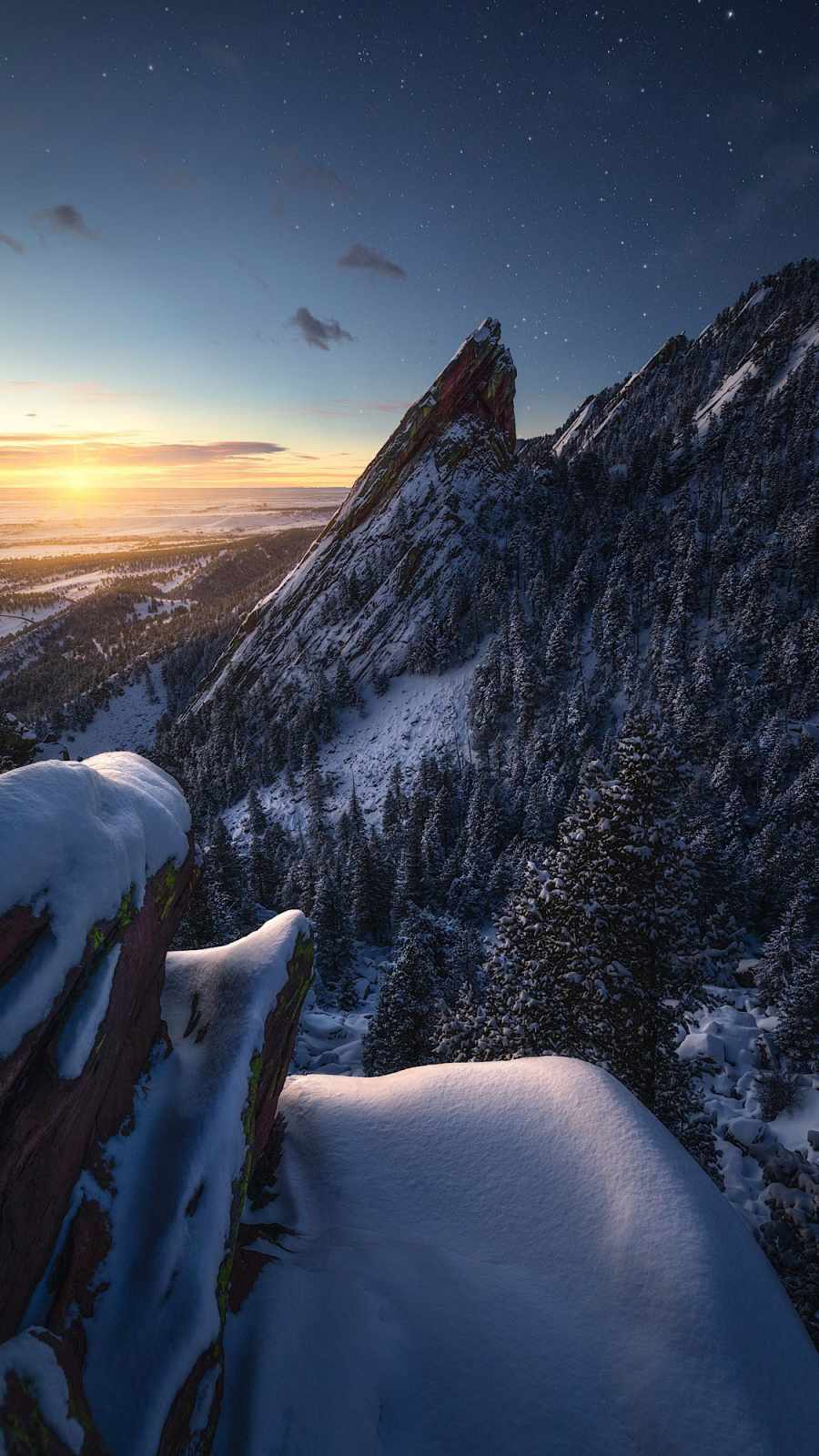 snow mountains iphone wallpaper