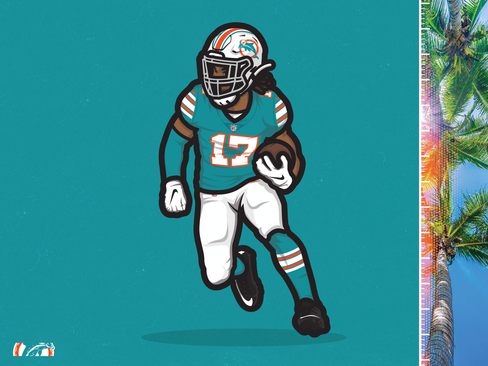 Jaylen Waddle Background - iXpap  Miami dolphins wallpaper, Miami  dolphins, Dolphins